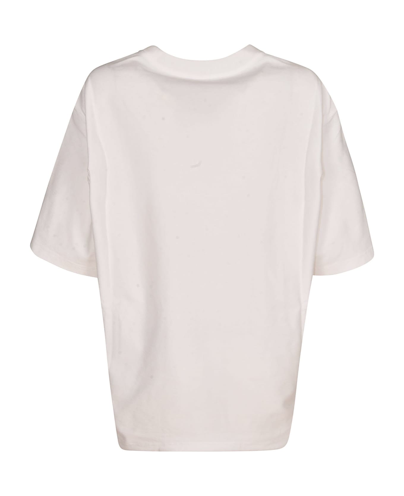Prada Oversized Round Neck T-shirt - White