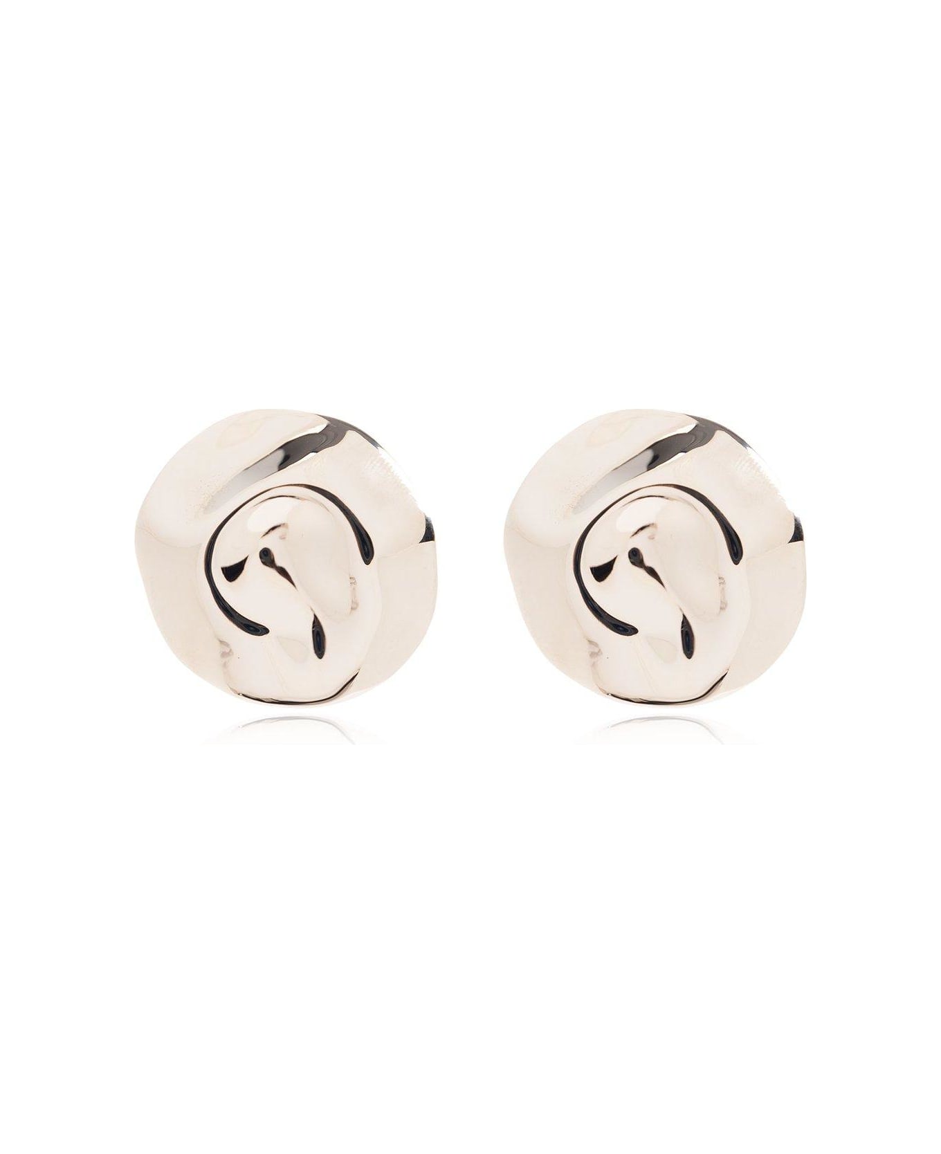 Alexander McQueen Beam Stud Polished Finish Earrings - SILVER イヤリング