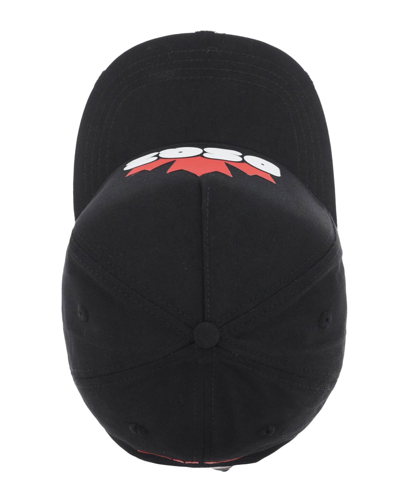 Dsquared2 Dsq2 Baseball Cap - BLACK (Black)