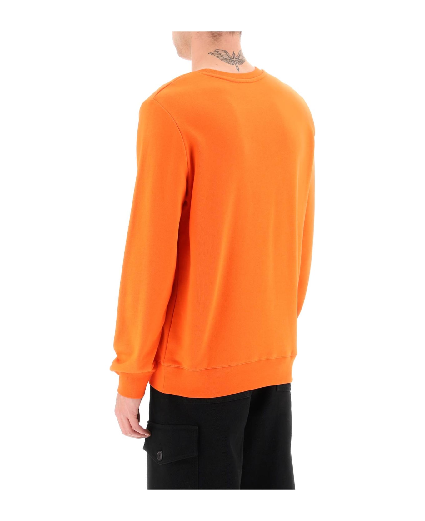 A.P.C. Sweatshirt With Logo - Orange フリース