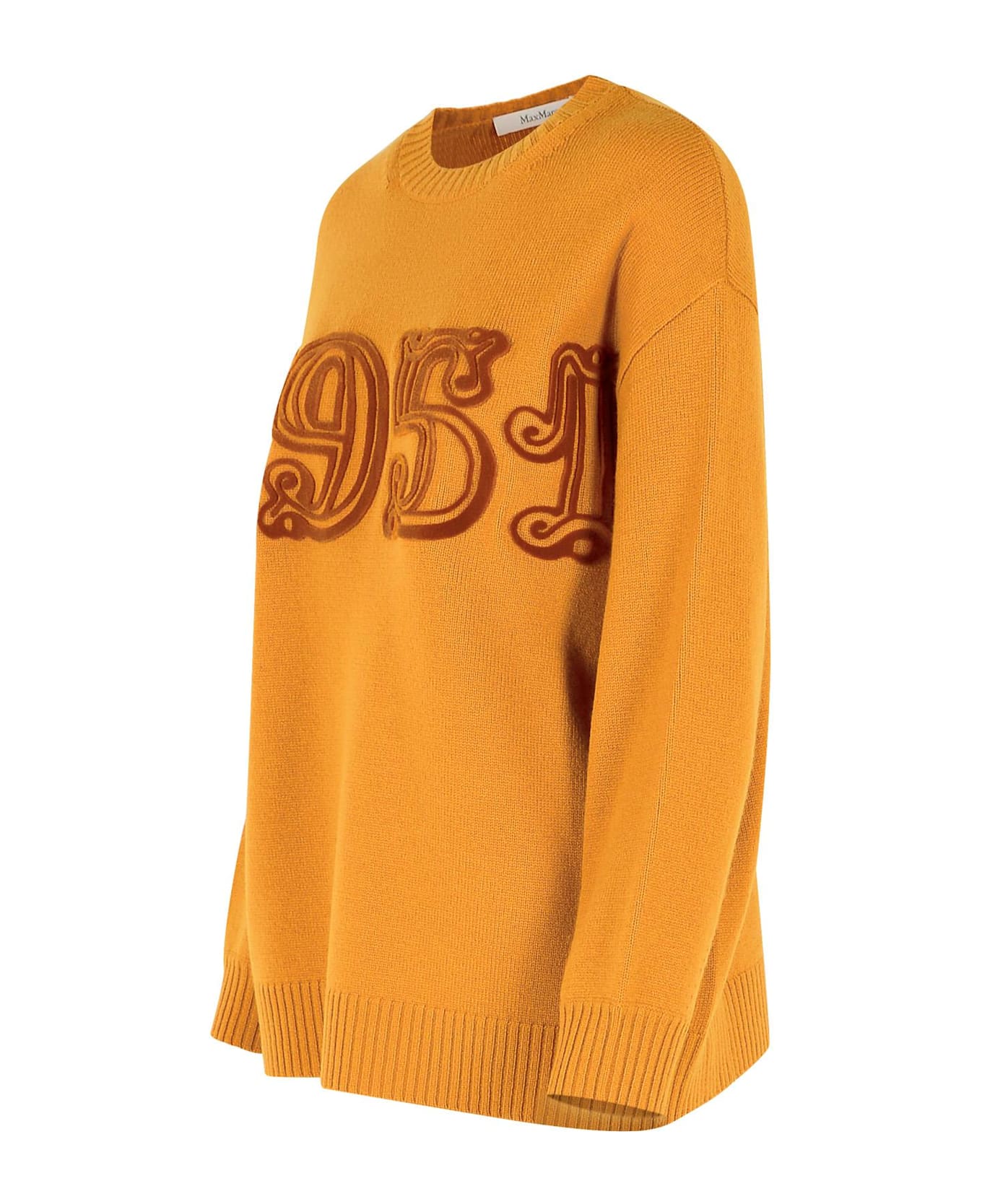 Max Mara 
fido
 Brown Wool Blend T-shirt - Brown