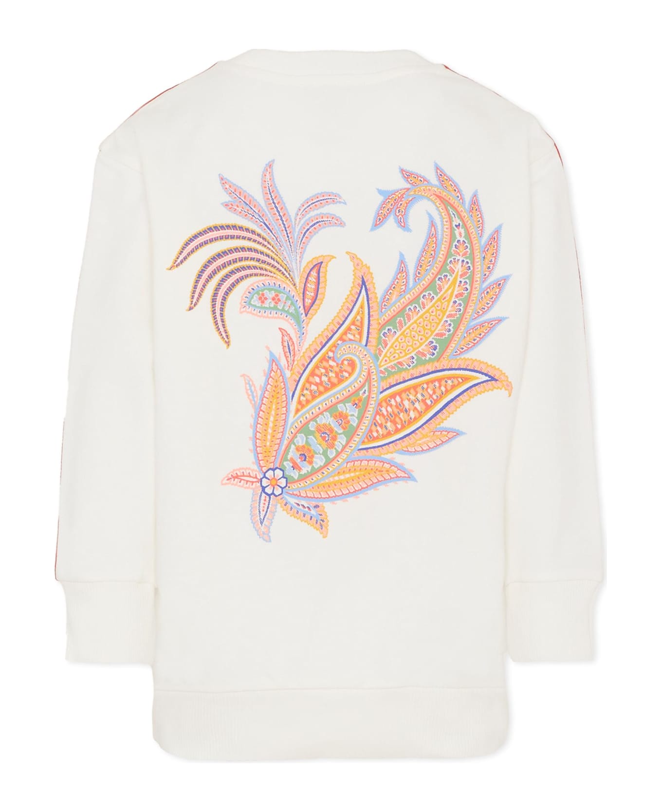 Etro Ivory Sweatshirt With Logo For Girl - Ivory