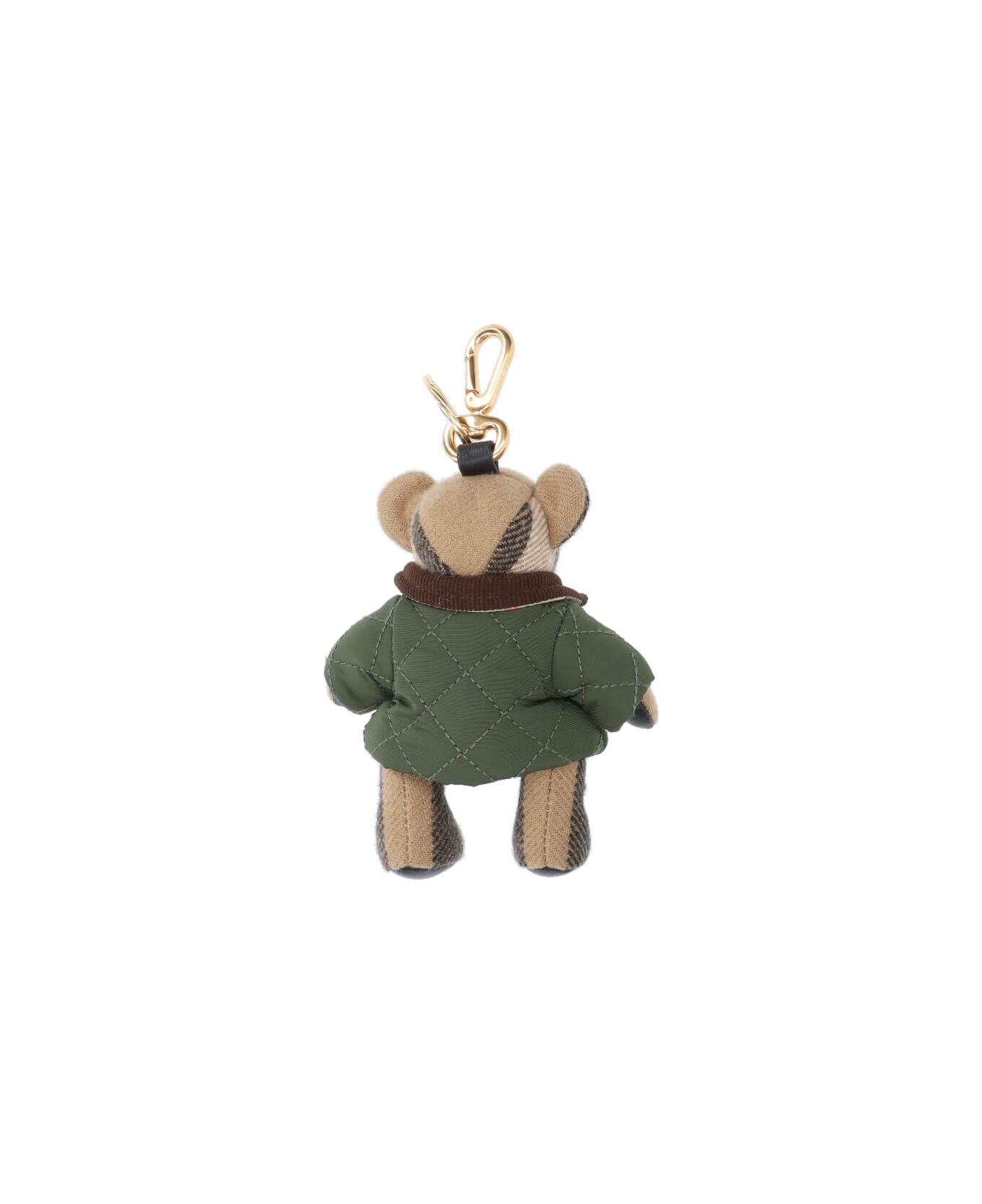 Burberry "thomas" Teddy Bear Keyring Charm - Green