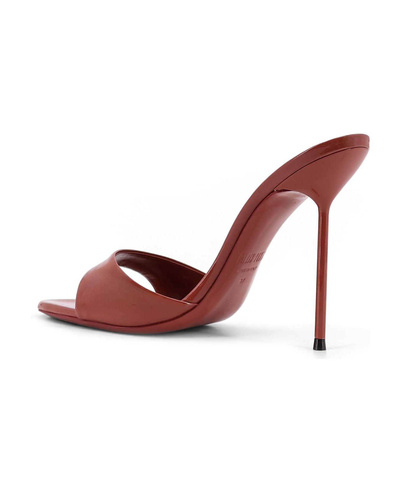 Paris Texas Lidia Patent Leather Sandals - DESERT ROSE