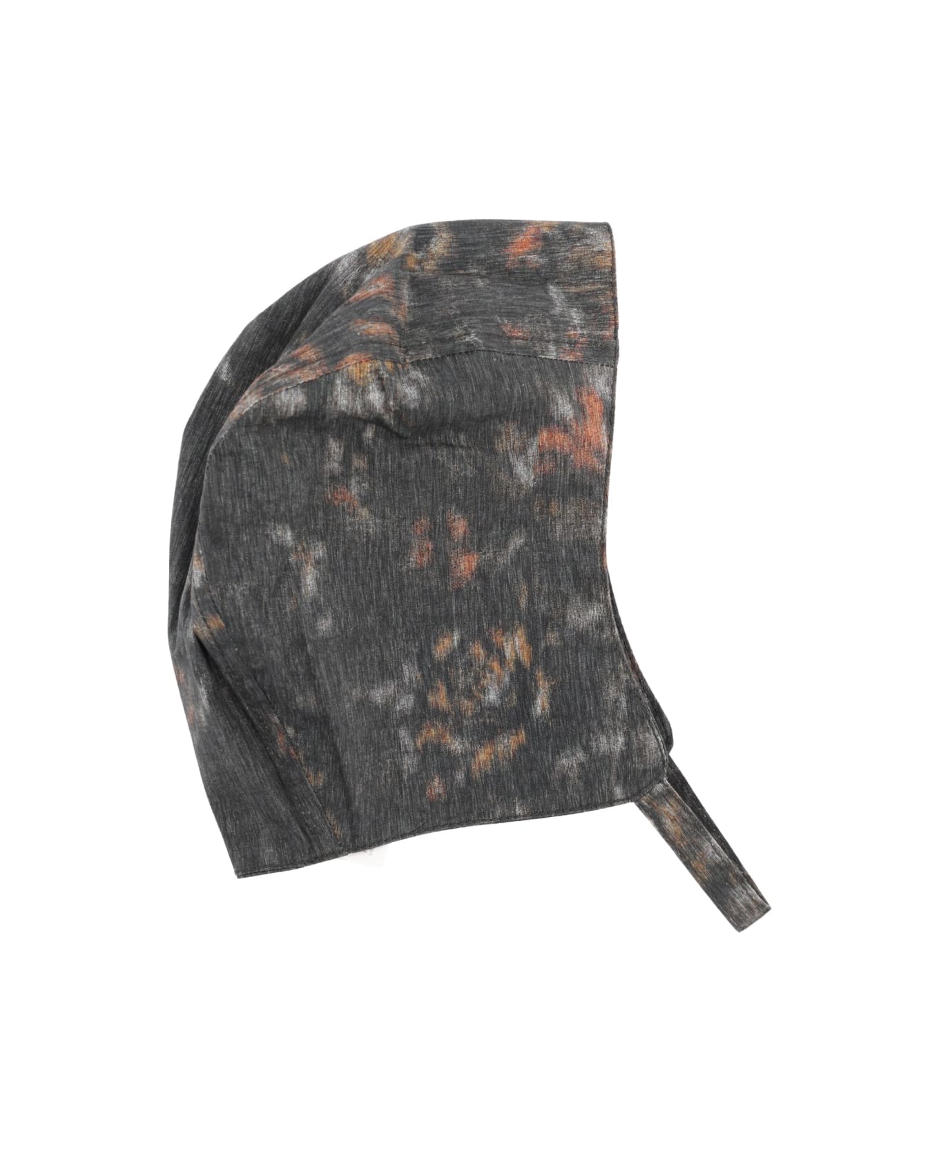 Ganni Cap With Print - CHARCOAL