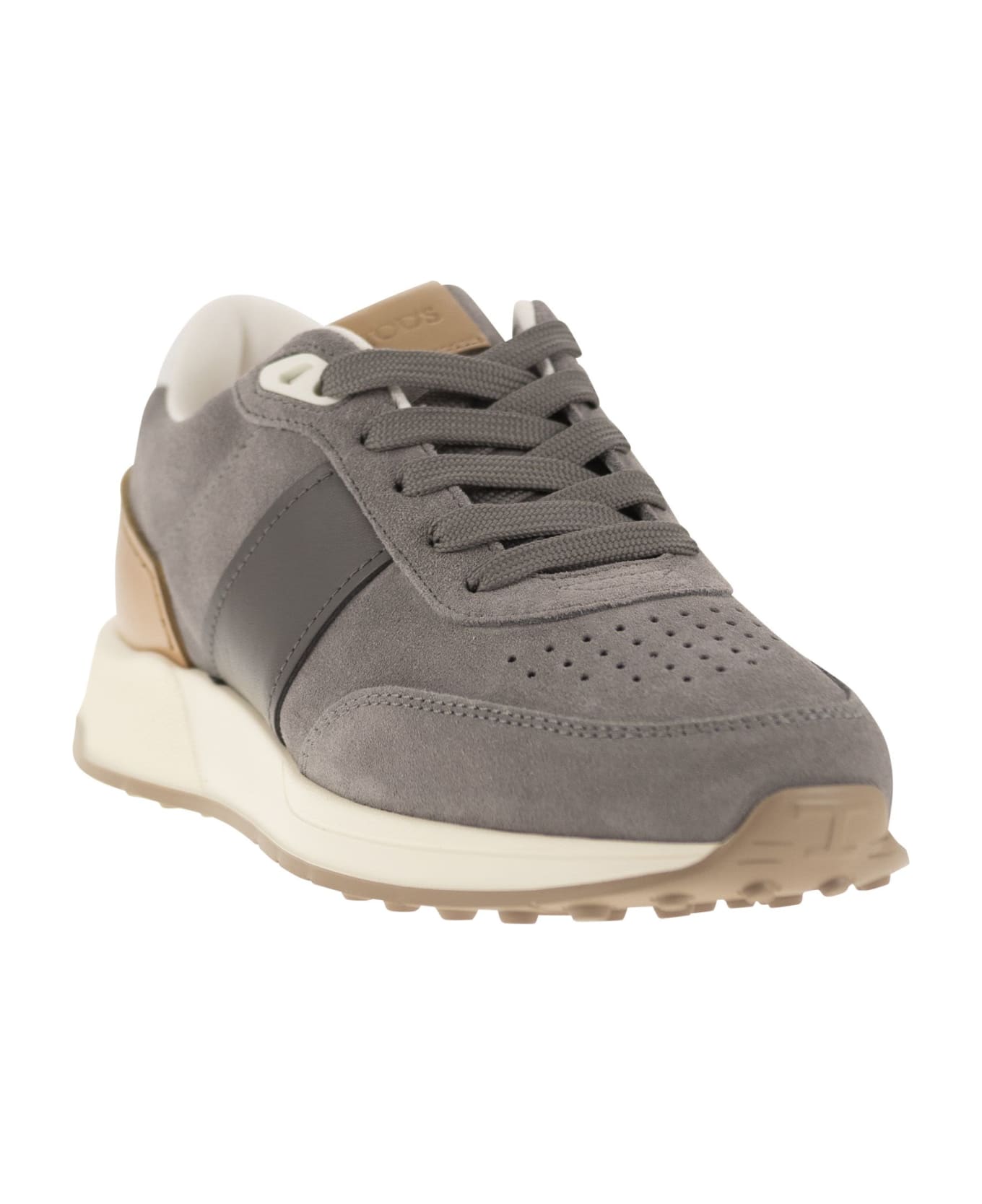 Tod's Suede Leather Sneakers - Grey スニーカー