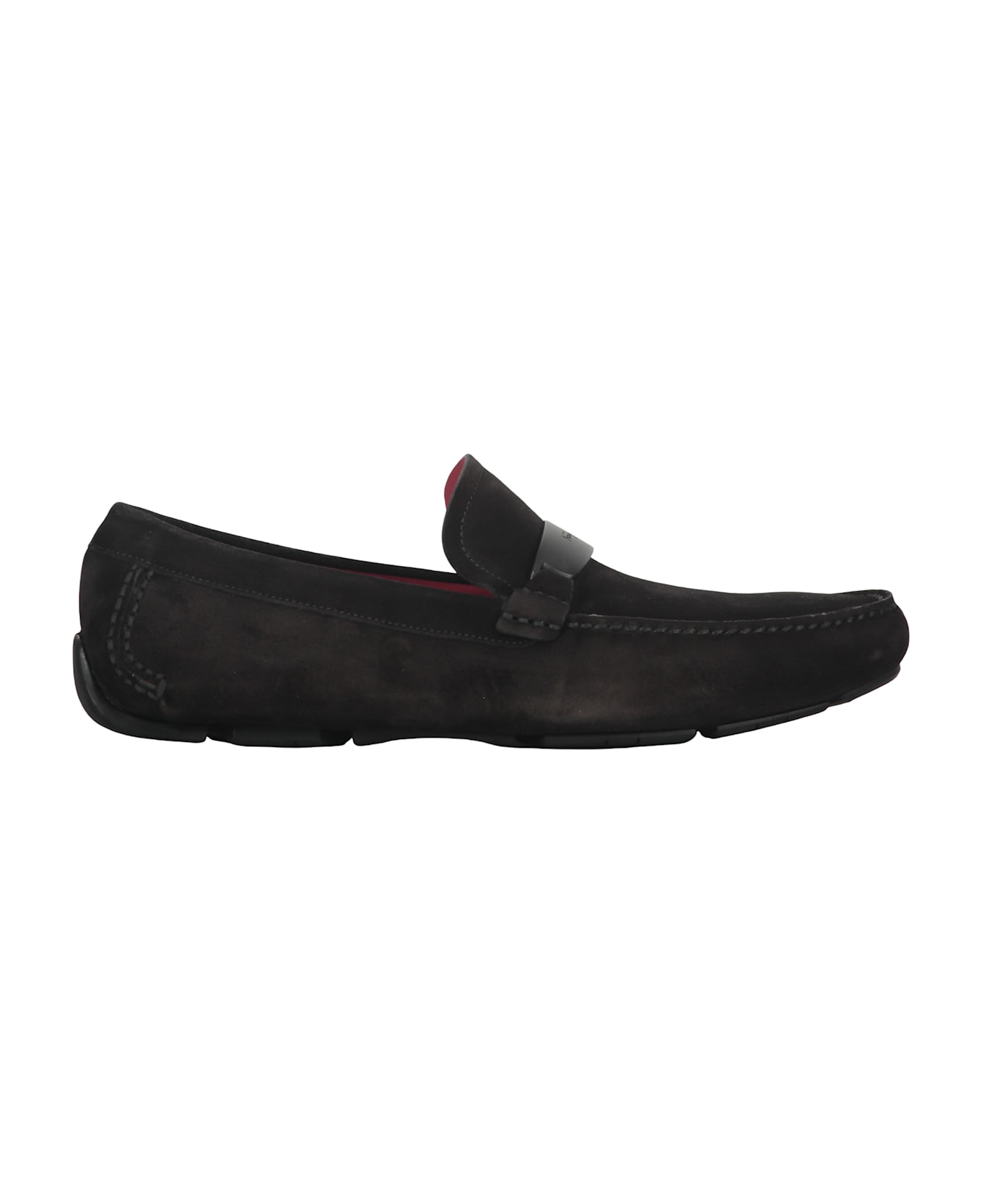Ferragamo Leather Loafers - black