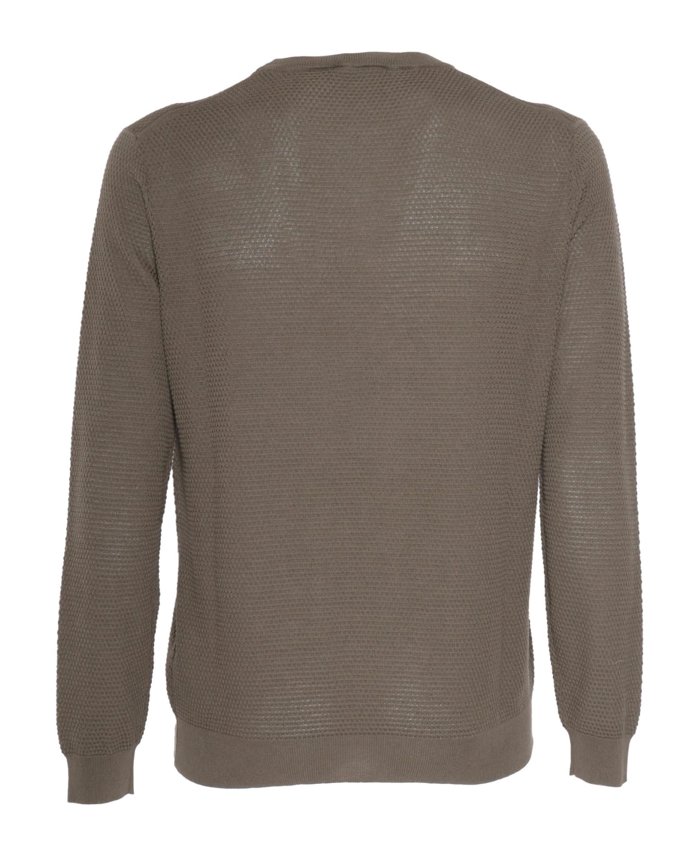 Peserico Brown Tricot Sweater - BROWN
