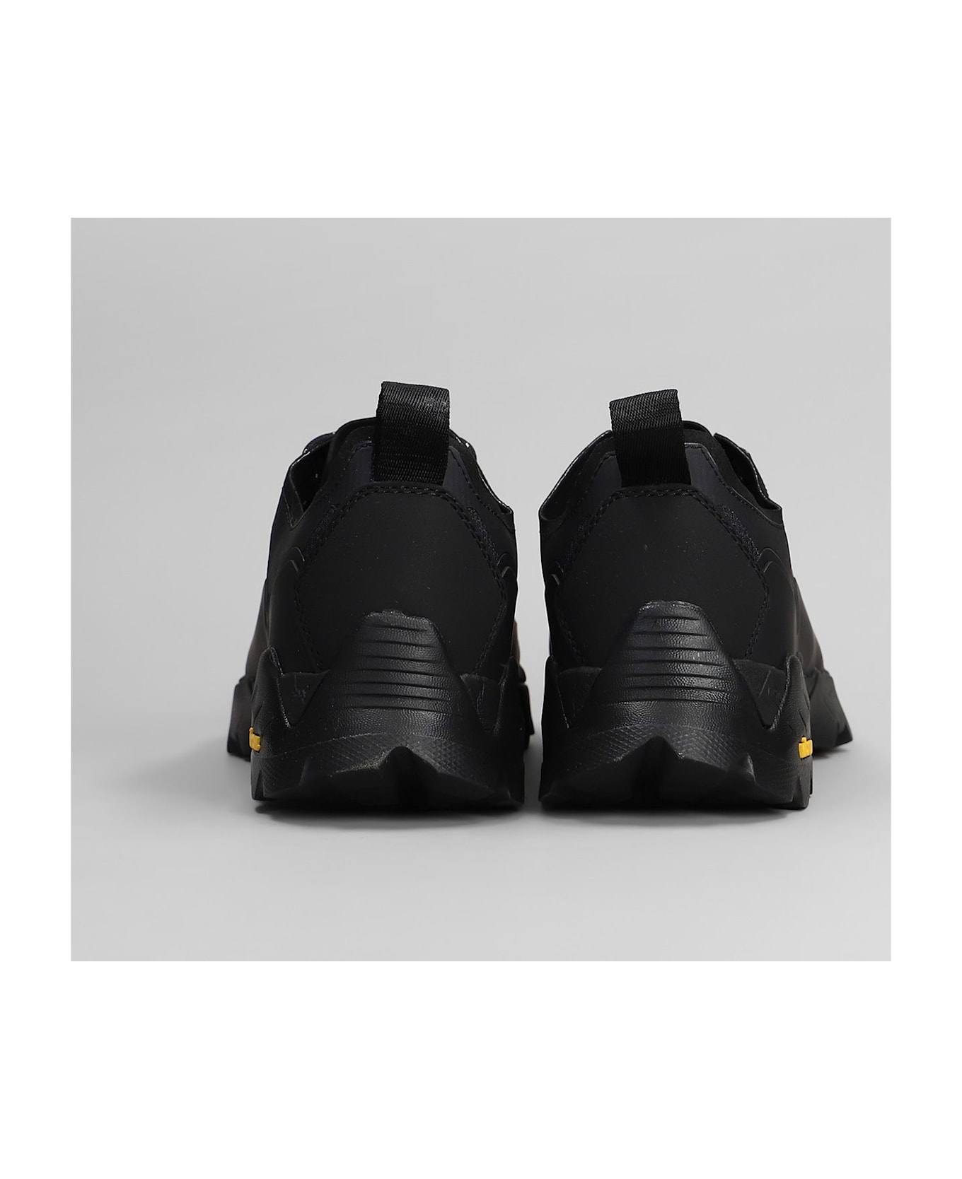 ROA Katharina Light Sneakers In Black Fabric - black