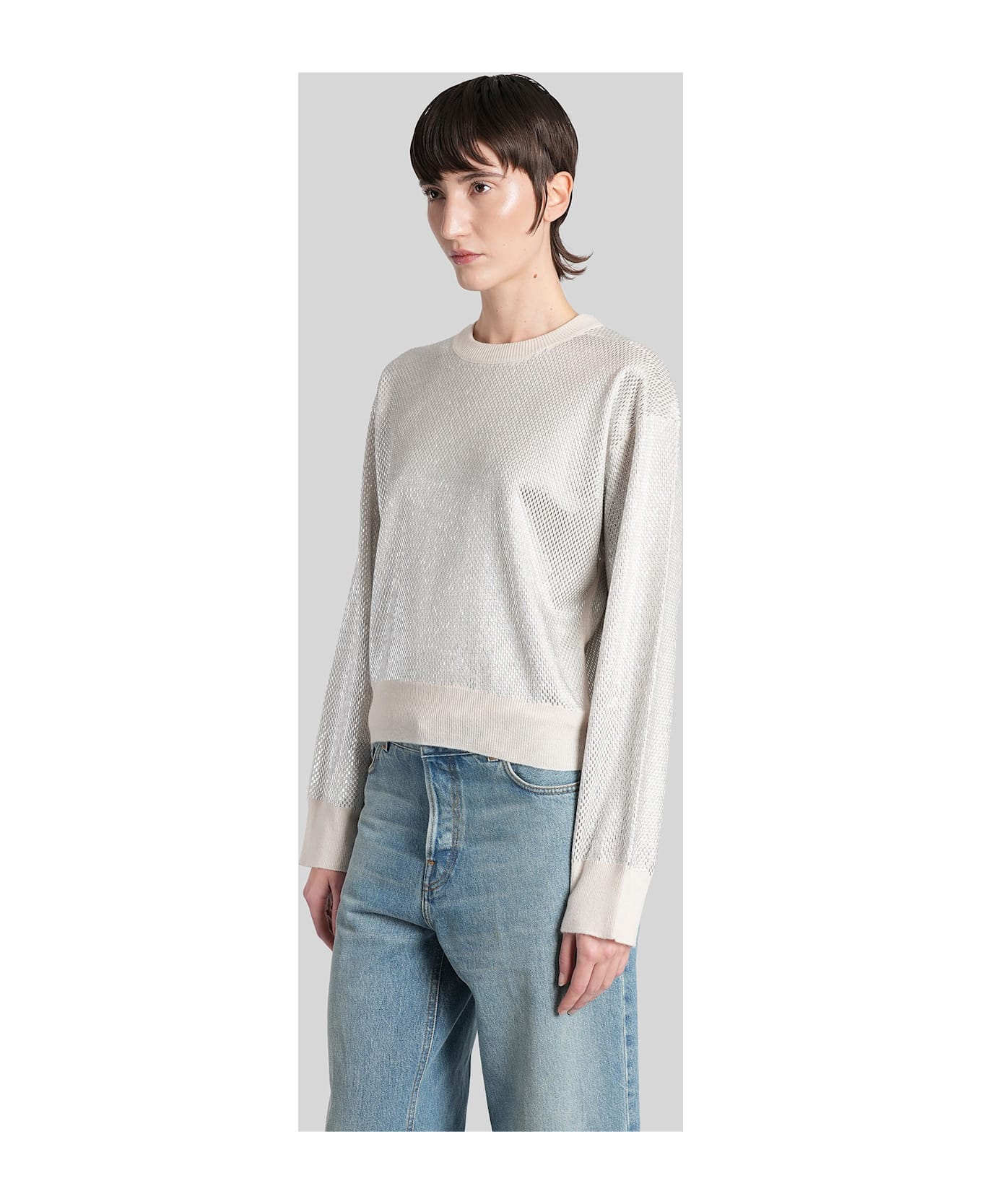 Haikure Kir Knitwear In Beige Wool - beige