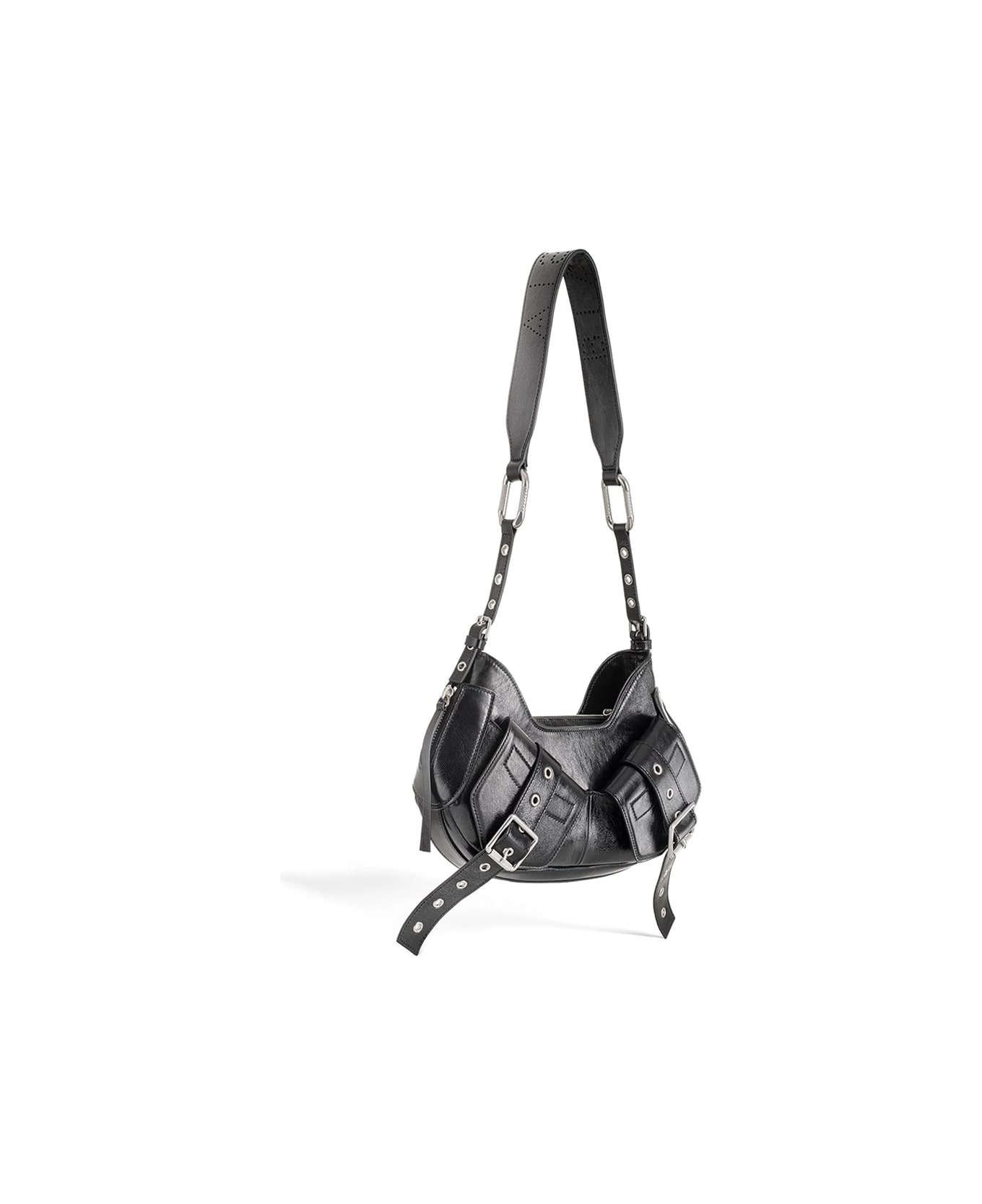 Biasia Y2k Shoulder Bag - Black