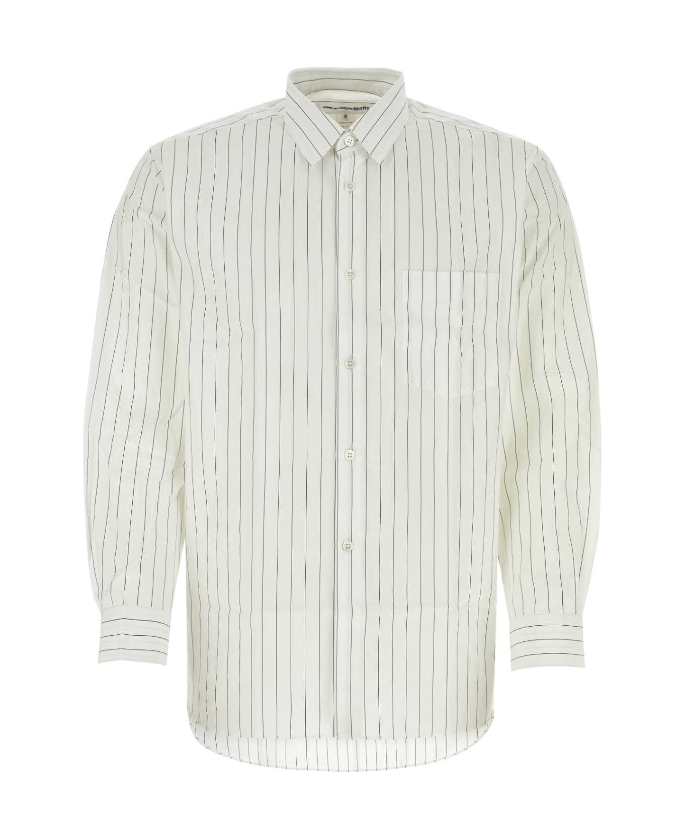 Comme des Garçons Printed Poplin Shirt - STRIPE119