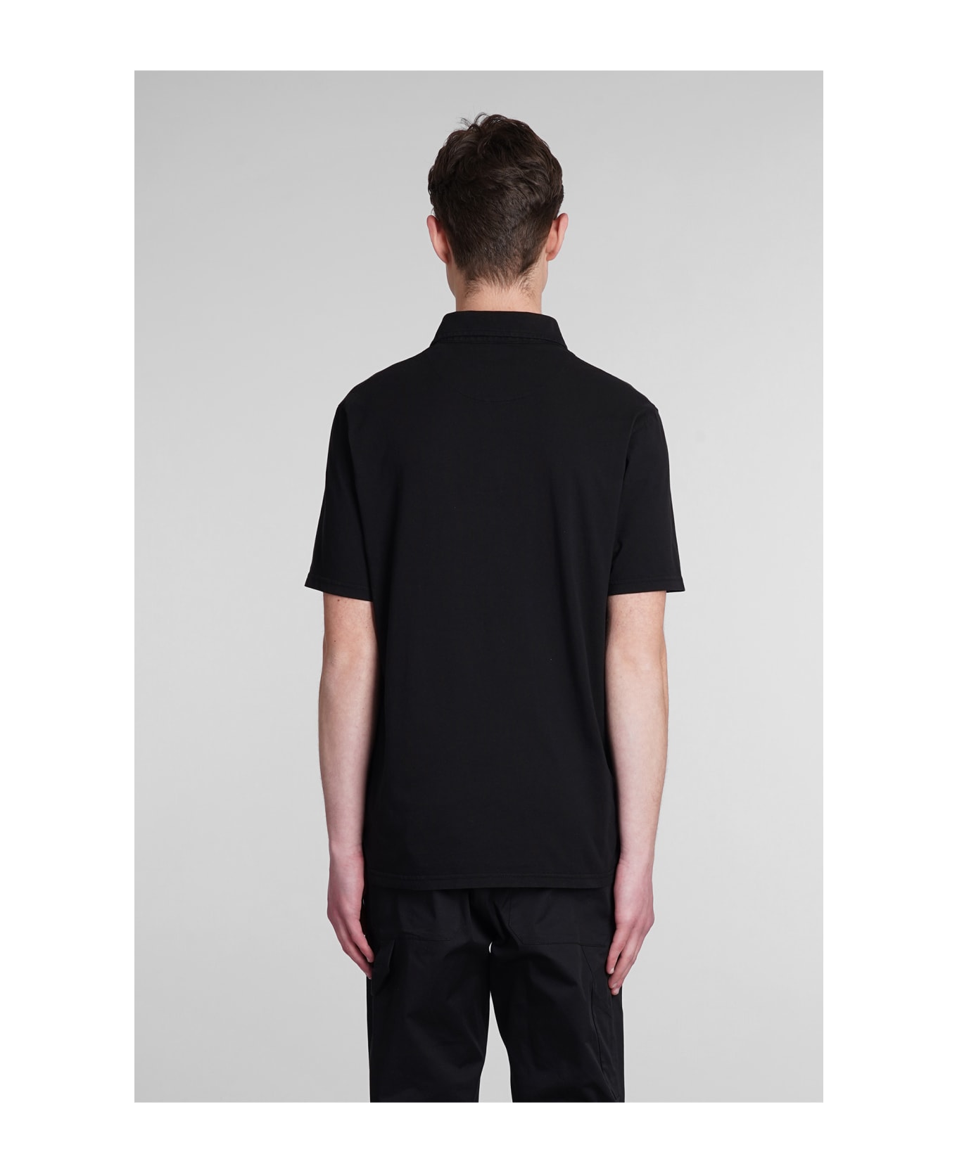 MC2 Saint Barth Brighton Polo In Black Cotton - black