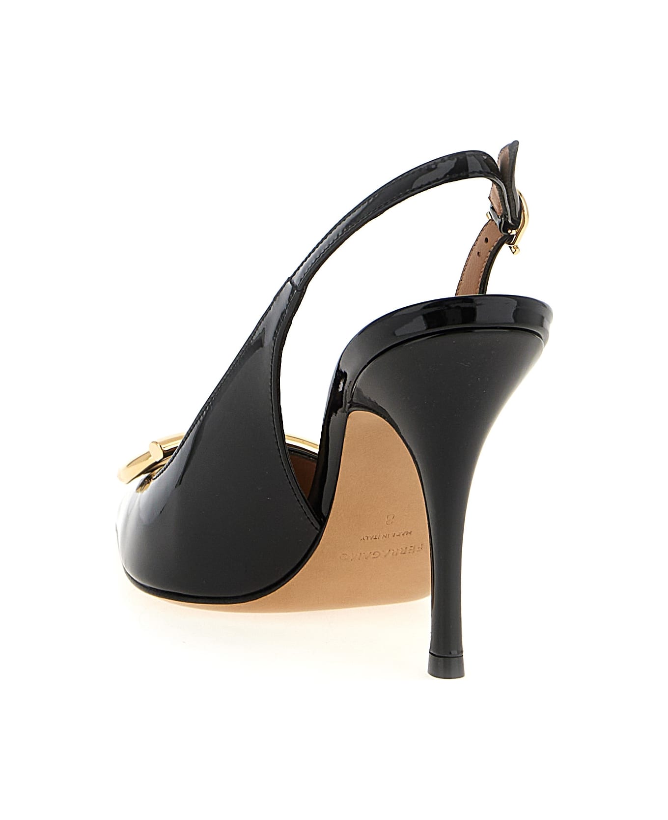 Ferragamo 'sara' Slingback - Black  