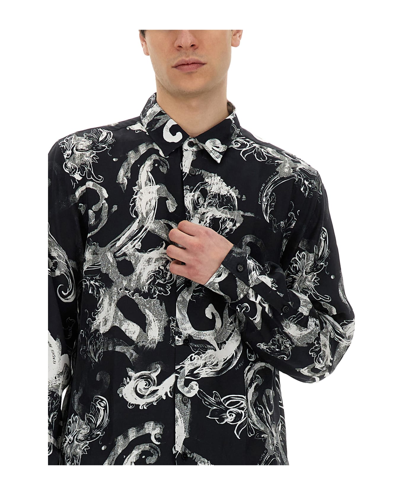 Versace Jeans Couture Printed Shirt - NERO