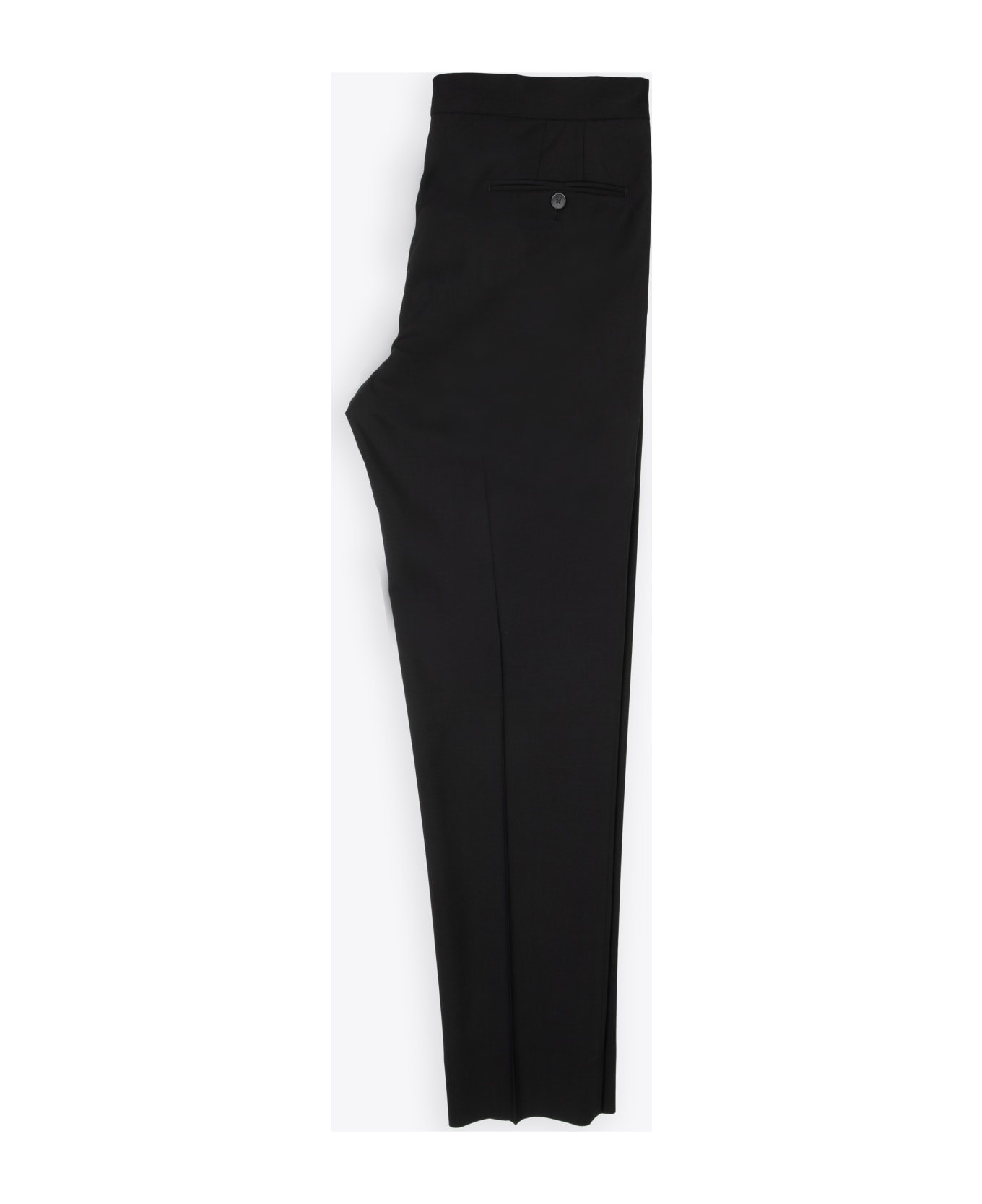 Briglia 1949 Pantalone Black wool tailored pant with belt - Piccadilly - Nero