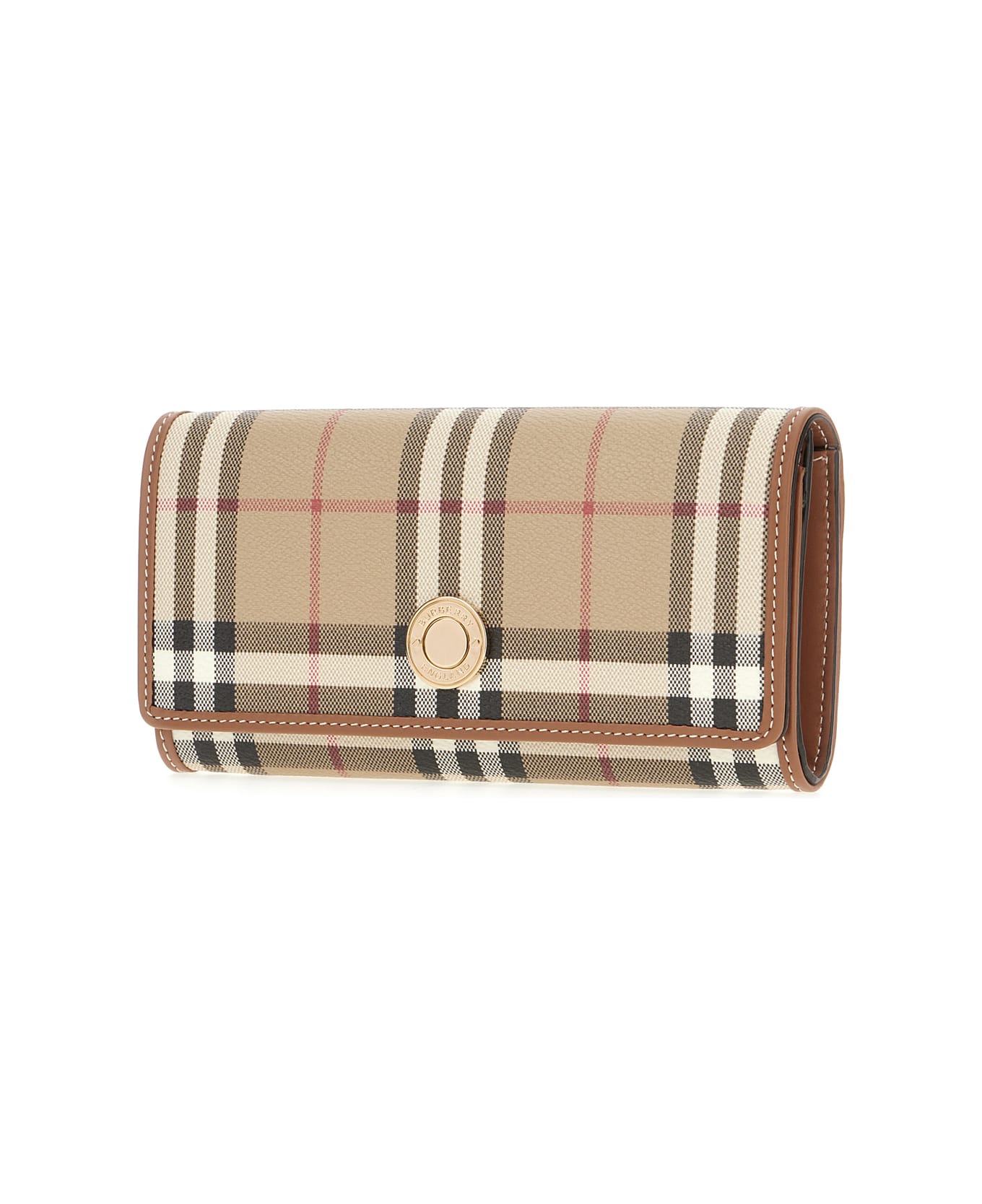 Burberry Printed Fabric Wallet - ARCHIVE BEIGE