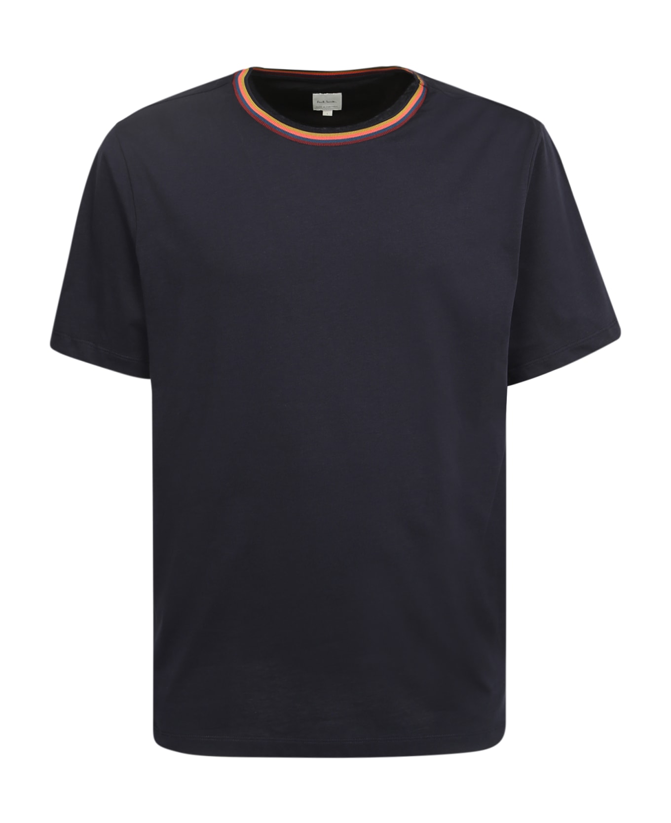 Paul Smith Striped Logo-print T-shirt Blue - Blue