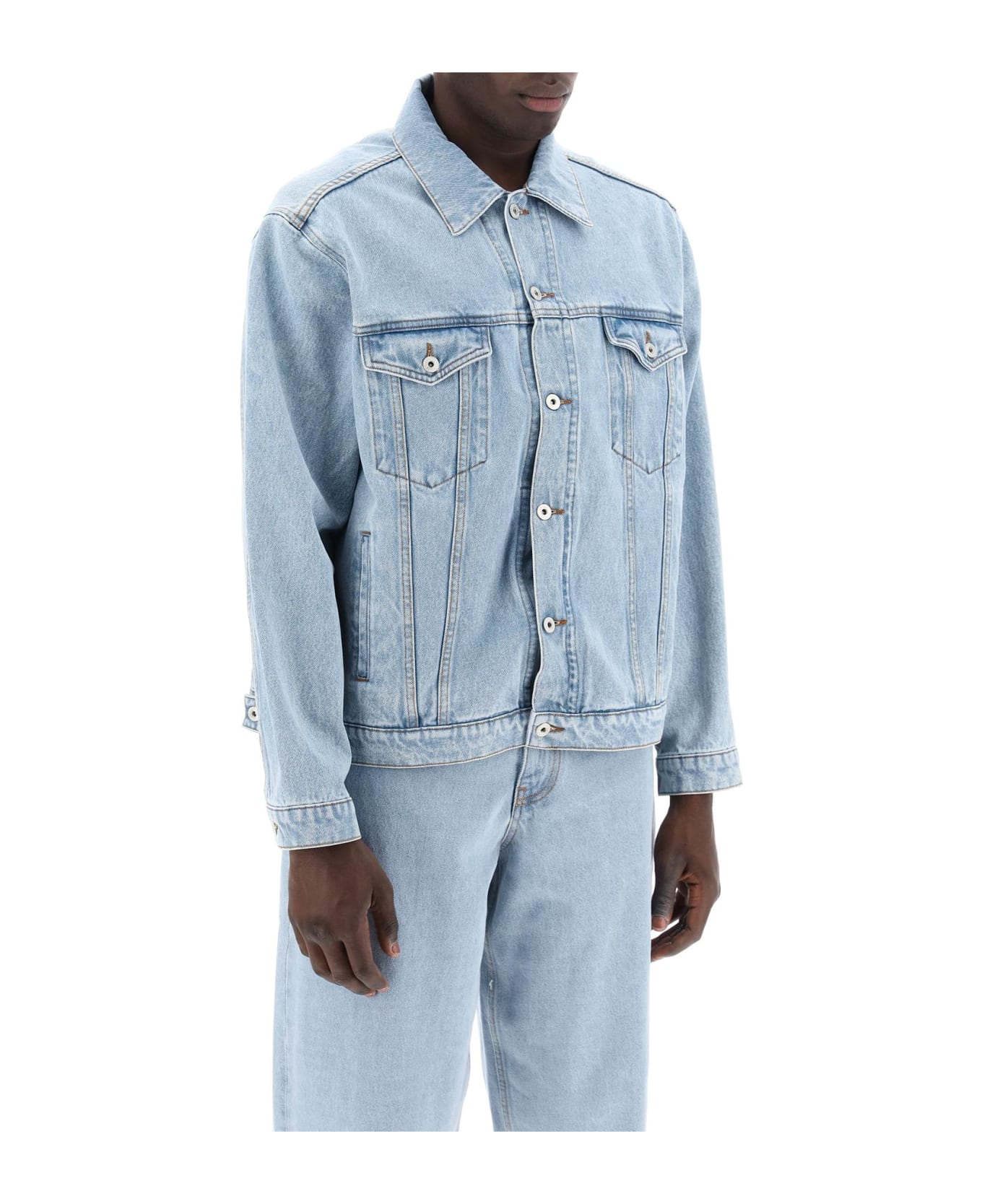 Y/Project Denim Jacket For Men - EVERGREEN ICE BLUE (Light blue)