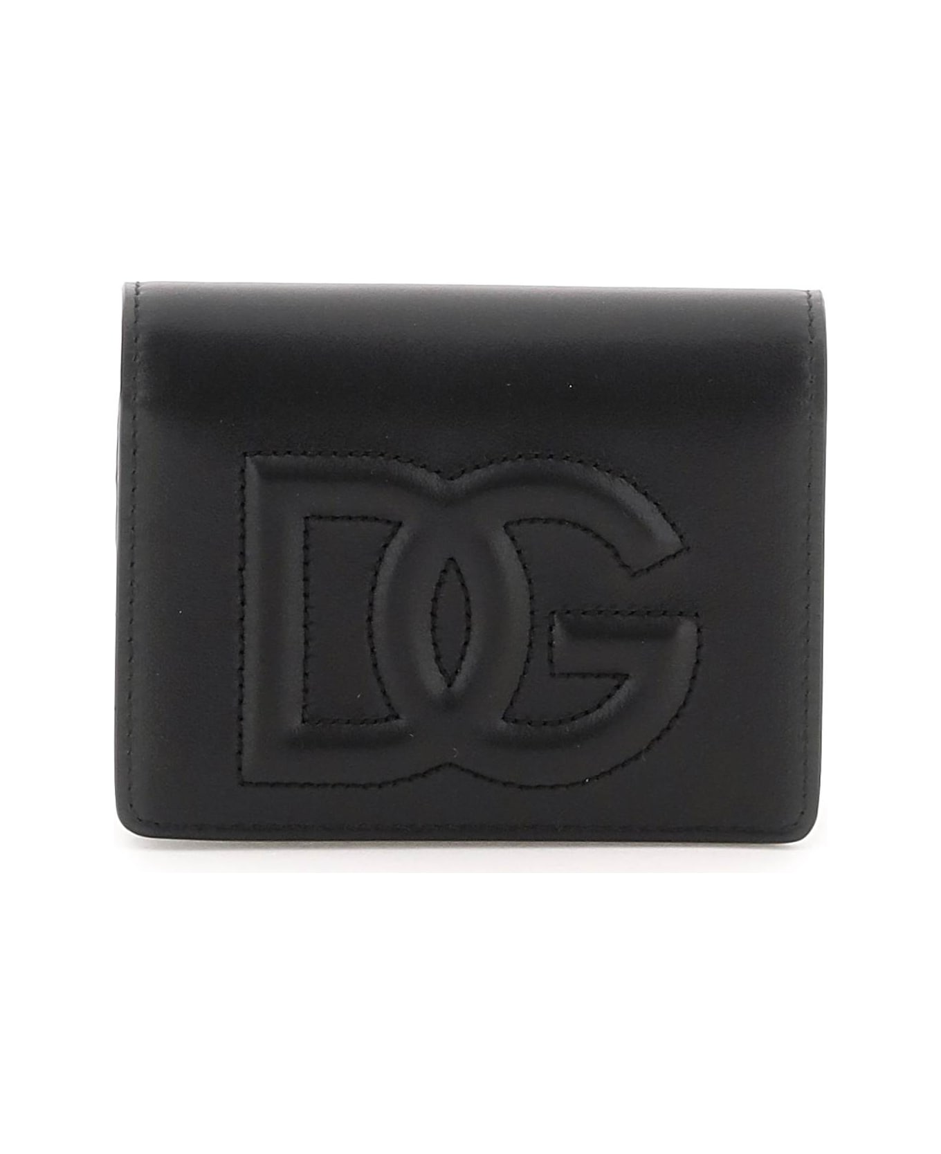 Dolce & Gabbana Logo-embossed Bifold Wallet - black 財布