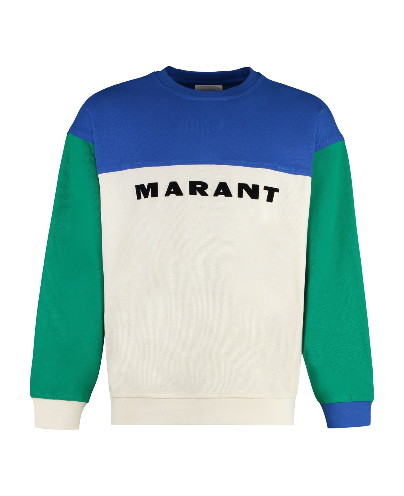 Isabel Marant Aftone Cotton Crew-neck Sweatshirt - Ivory フリース