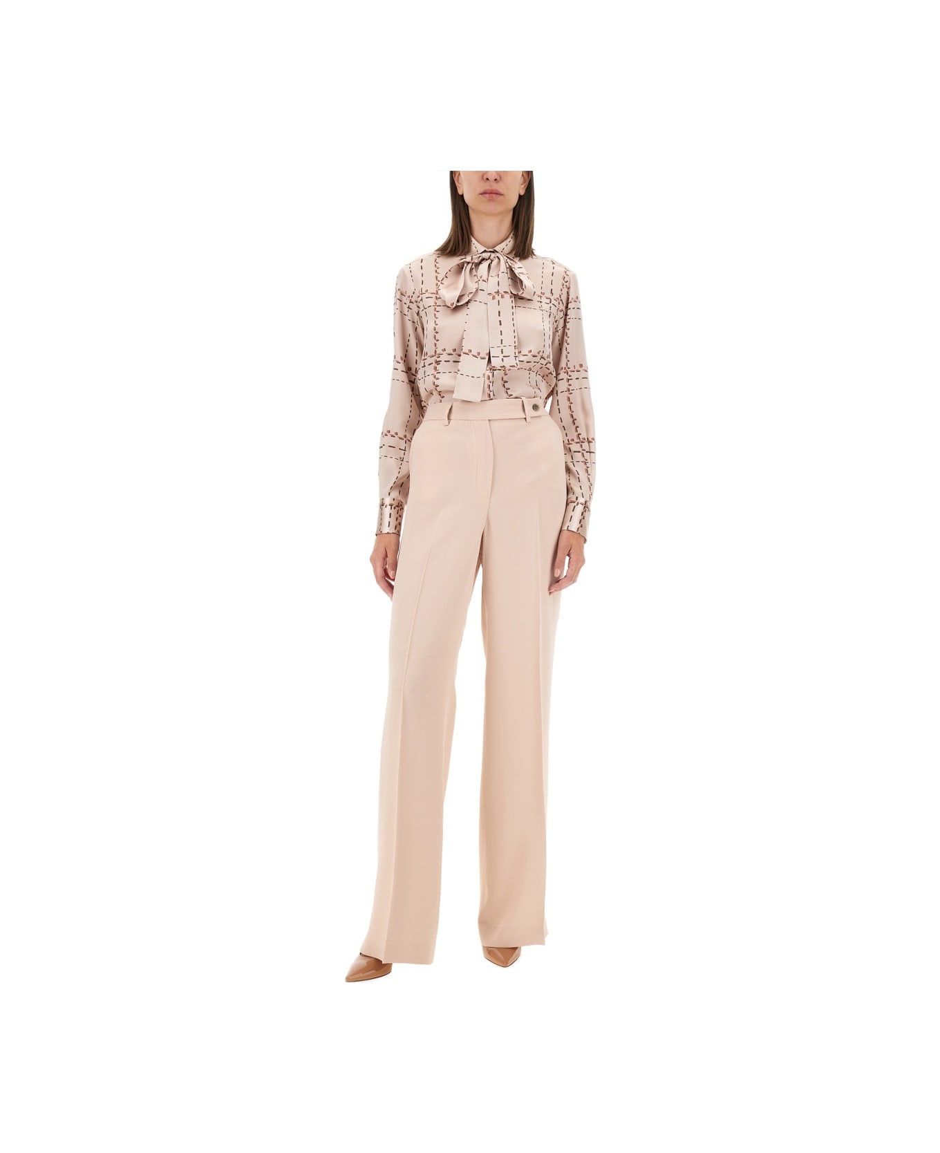 Kiton Satin Pants - PINK