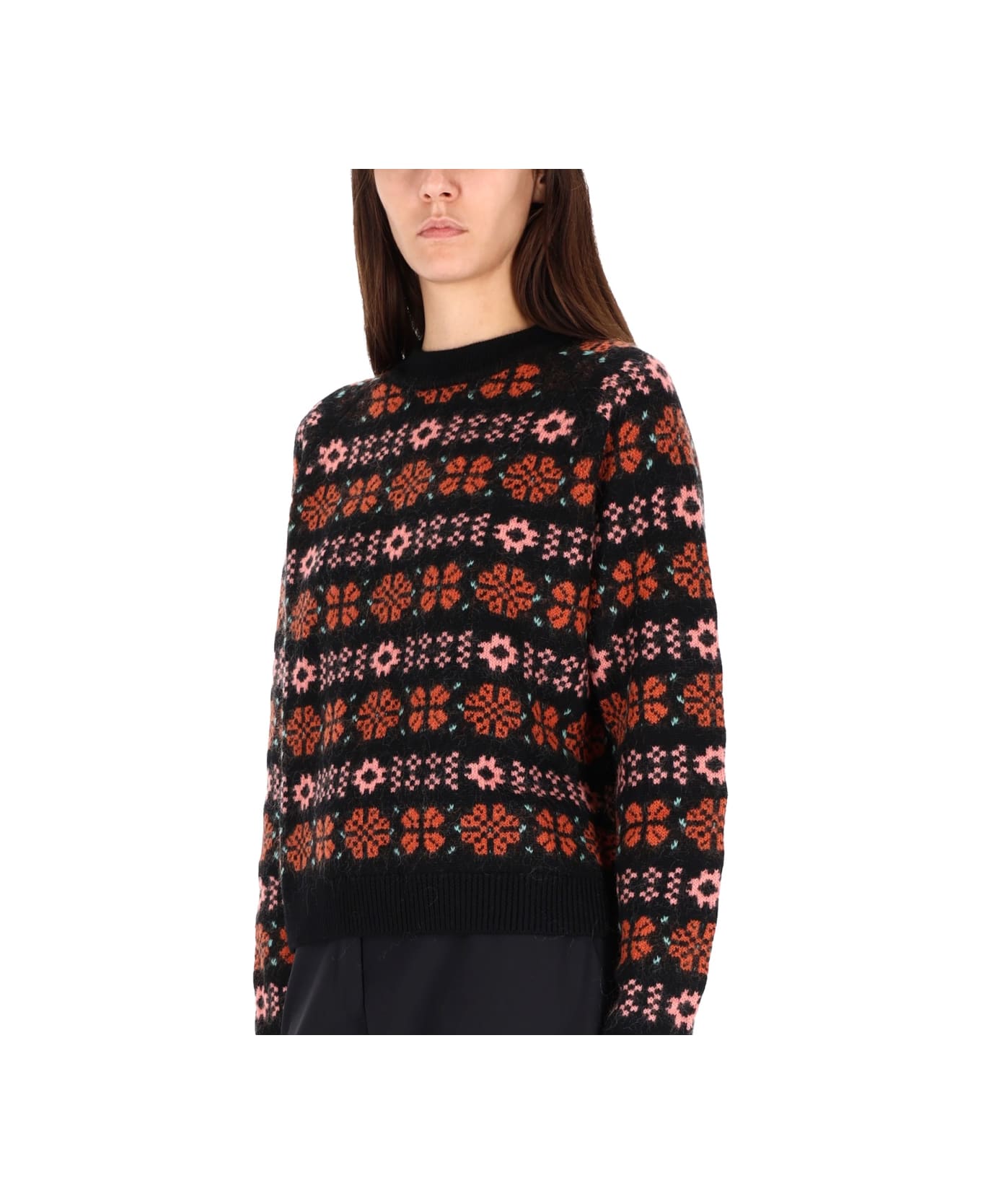 Paul Smith "fair Isle" Sweater - BLACK