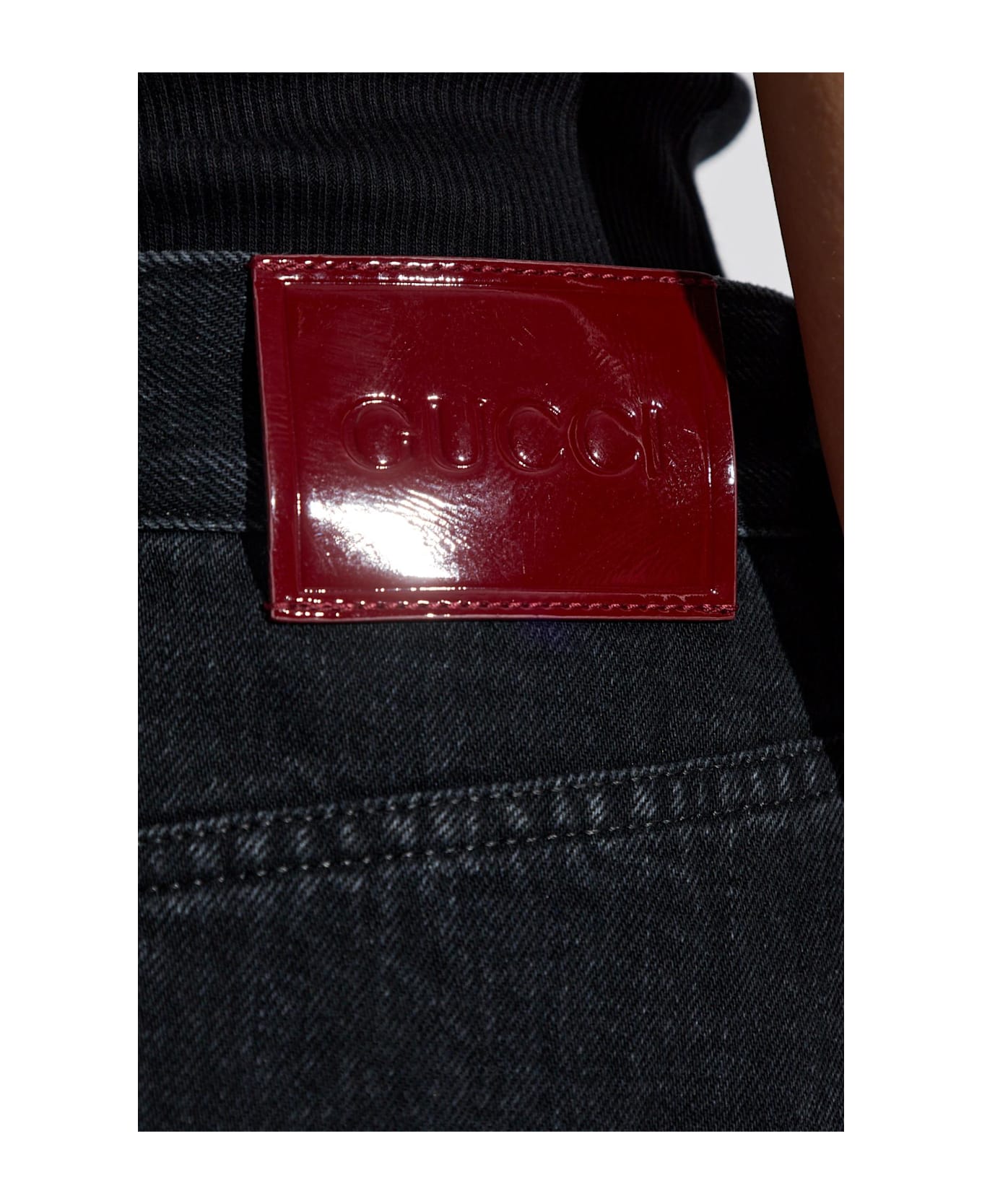 Gucci Wide-leg Jeans - Black
