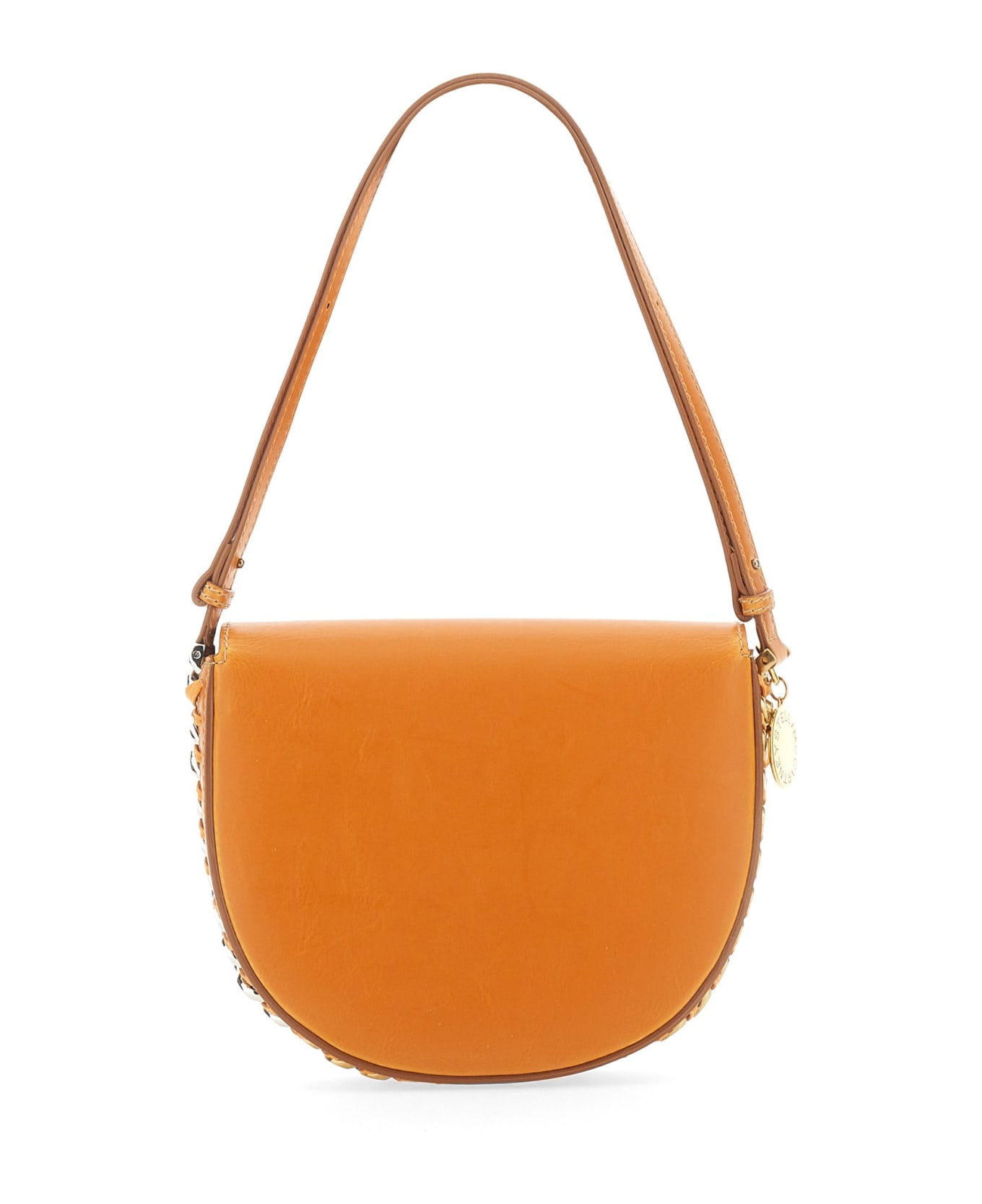 Stella McCartney Frayme Shoulder Bag - Saddle Brown