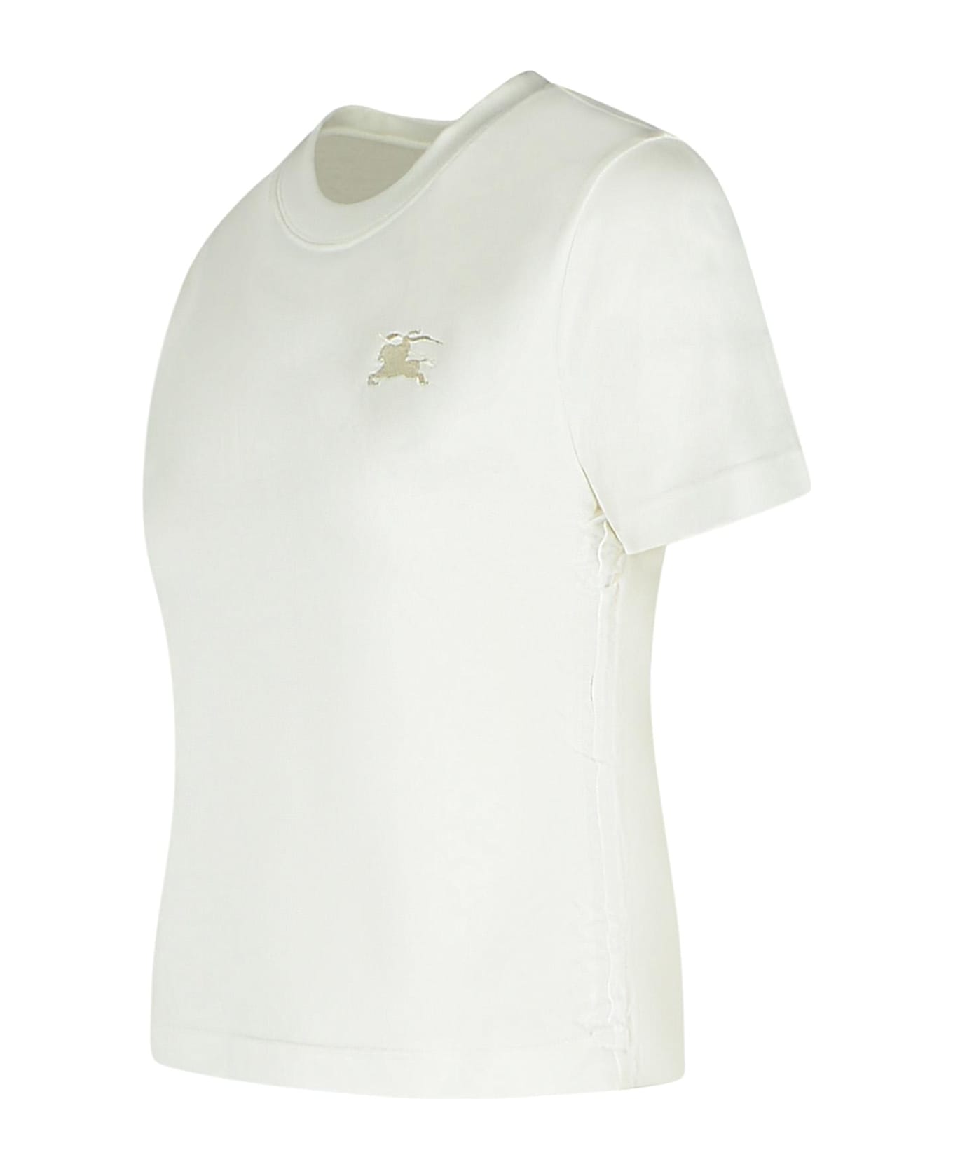 Burberry White Cotton T-shirt - White
