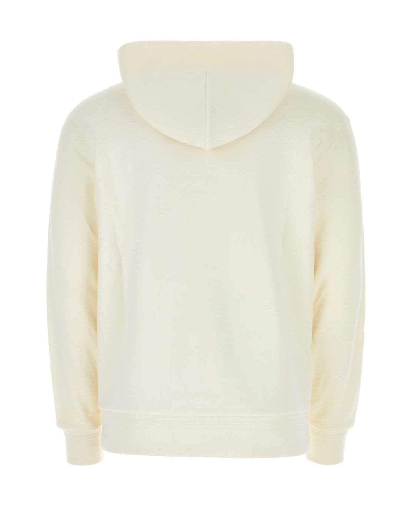 Zegna Ivory Cotton Blend Sweatshirt - N01
