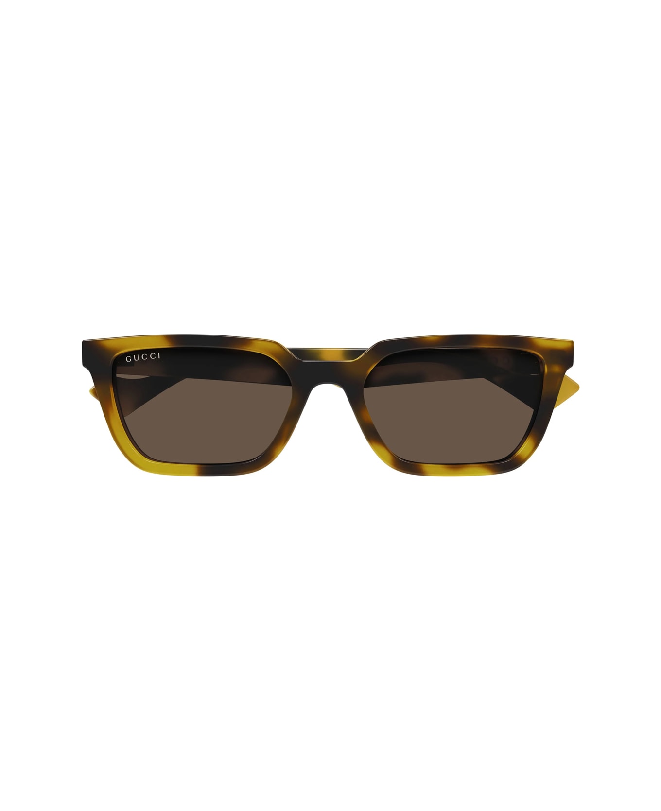 Gucci Eyewear Gucci Gg1539s Linea Lettering Sunglasses - Giallo サングラス