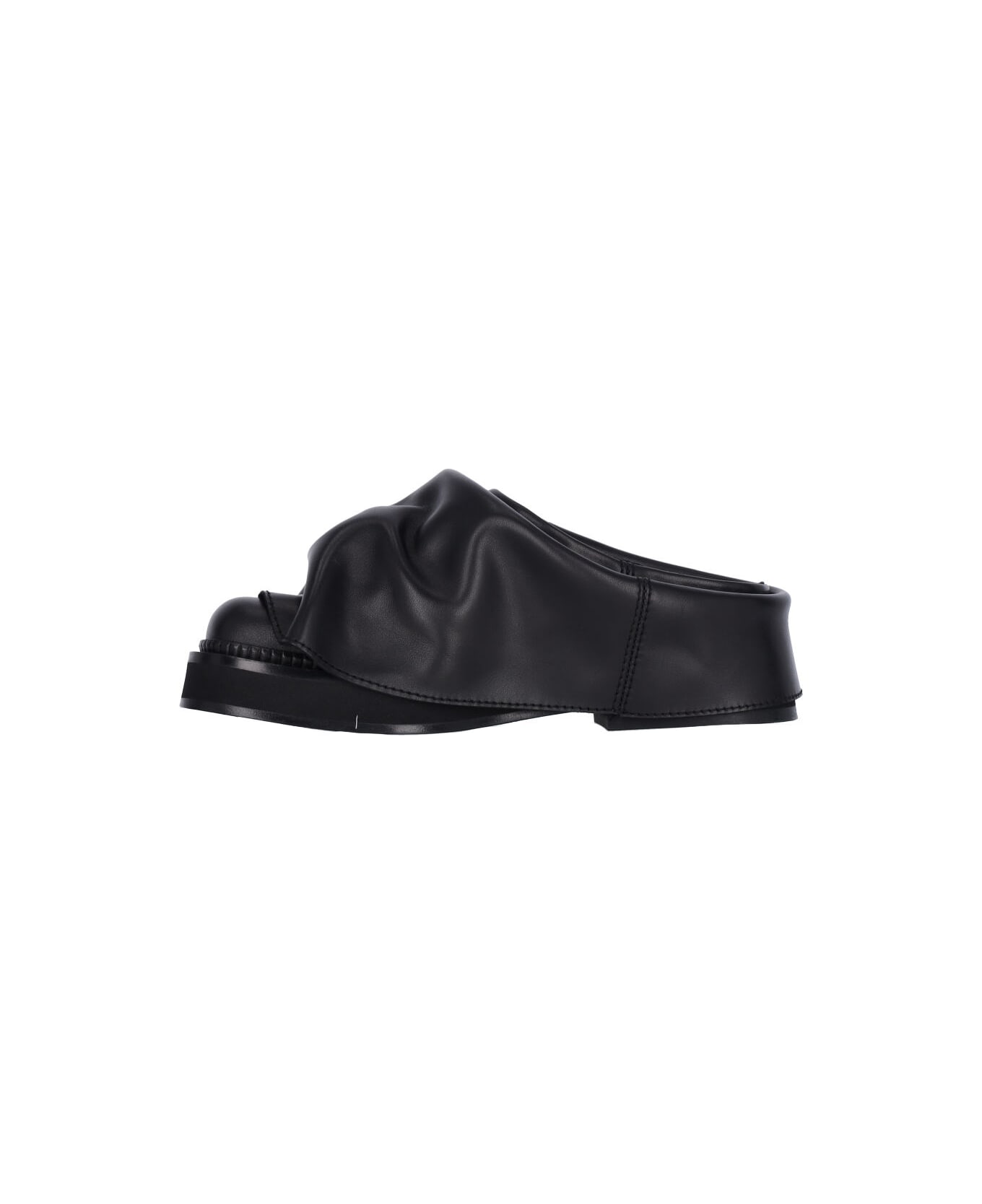 The Attico "mini Robin" Sabots - Black  