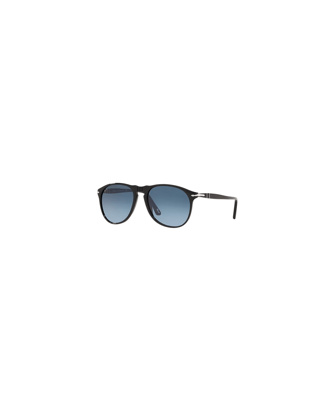 Persol PO9649S 95/Q8 Sunglasses - Nero lenti grigio-blu