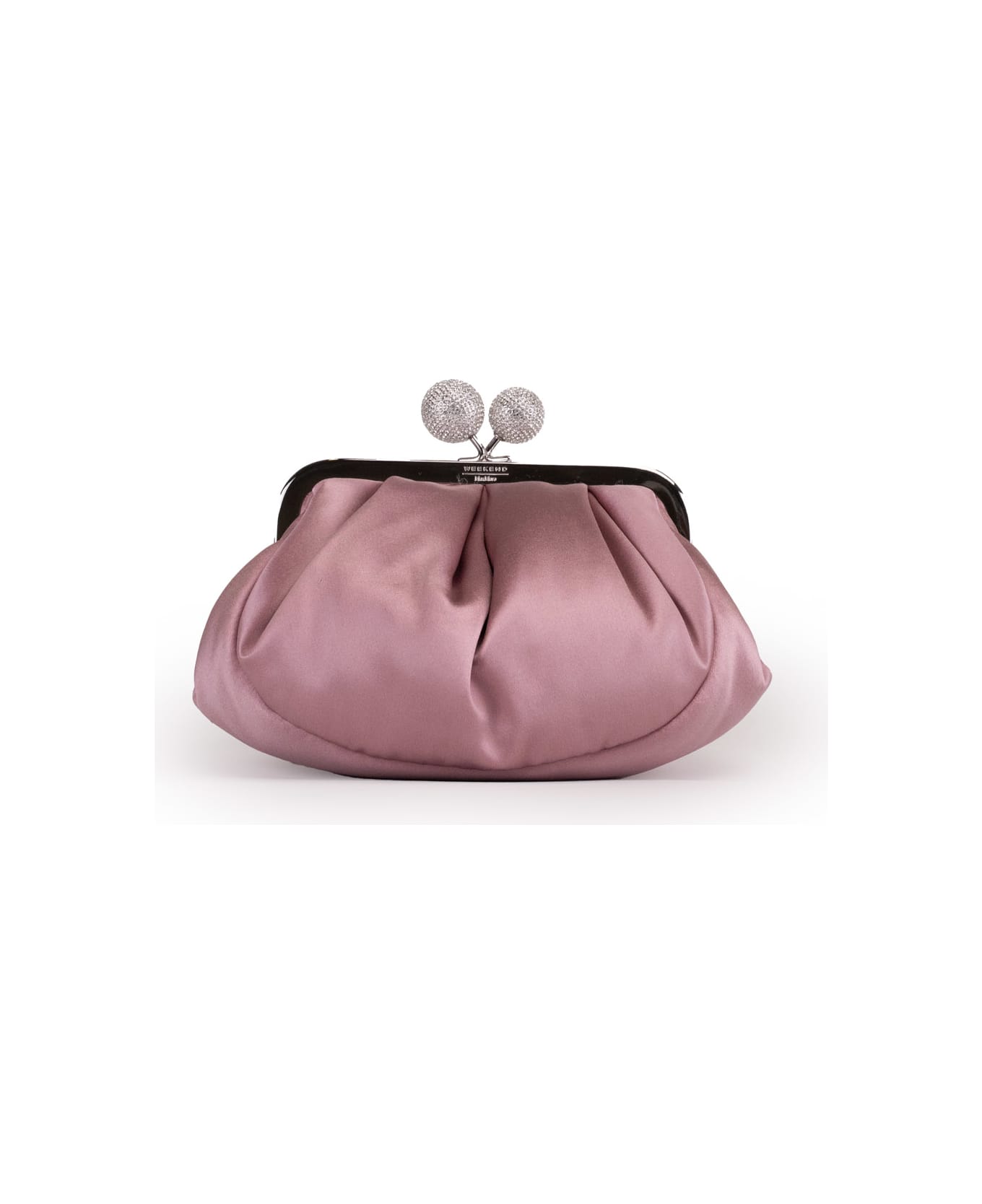 Weekend Max Mara Pasticcino Bag Small In Satin - Rosa