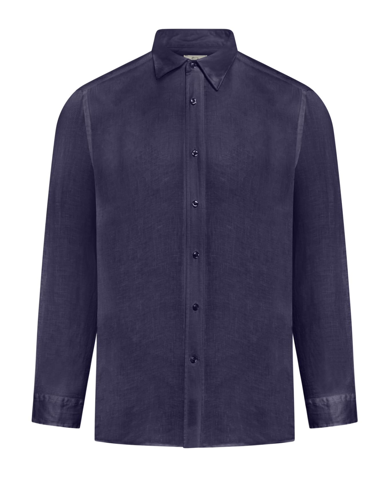 Woolrich Linen Shirt - Maritime Blue
