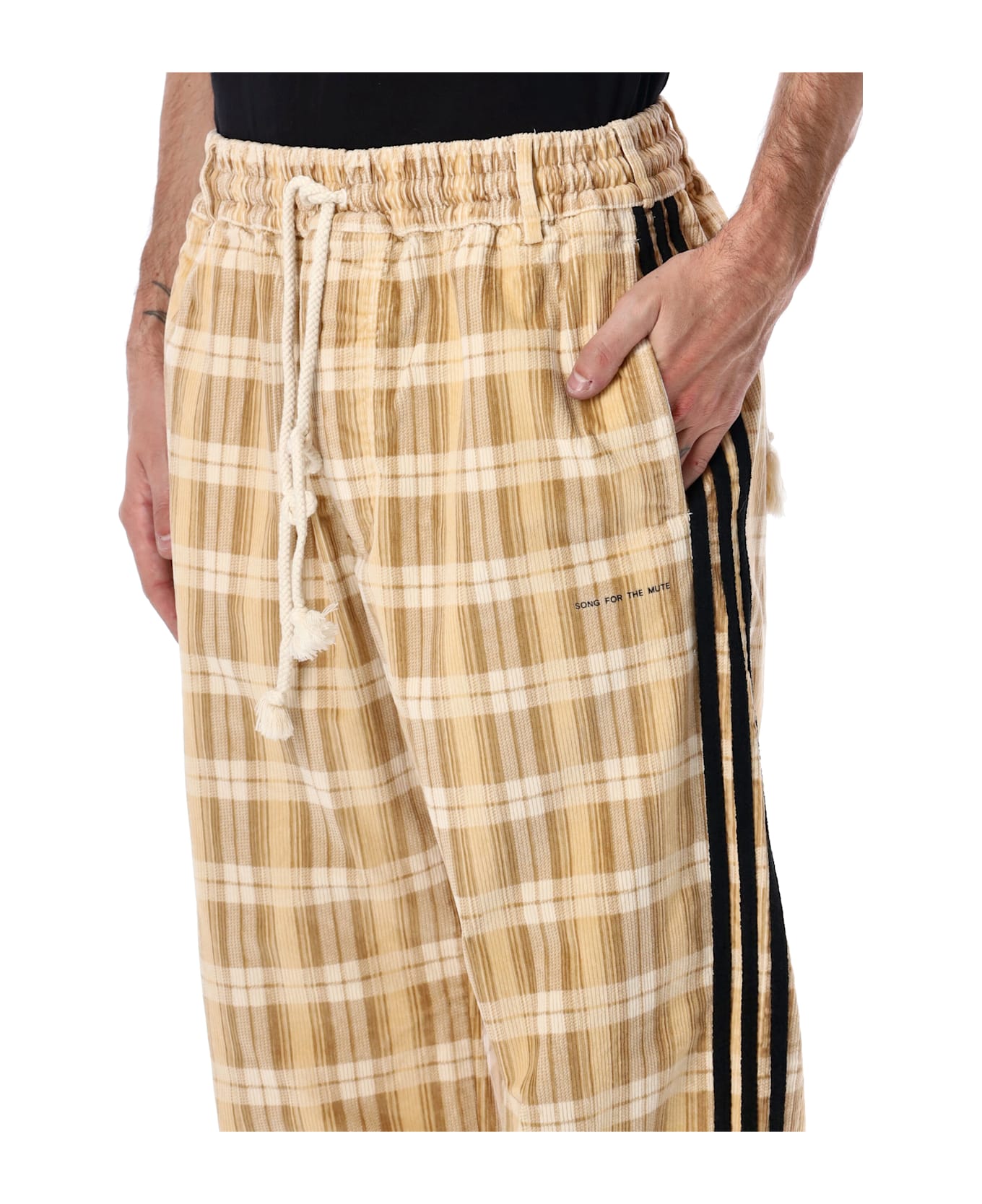 Adidas Originals Adidas X Song For The Mute Adi006 Plaid Pants - CLAY