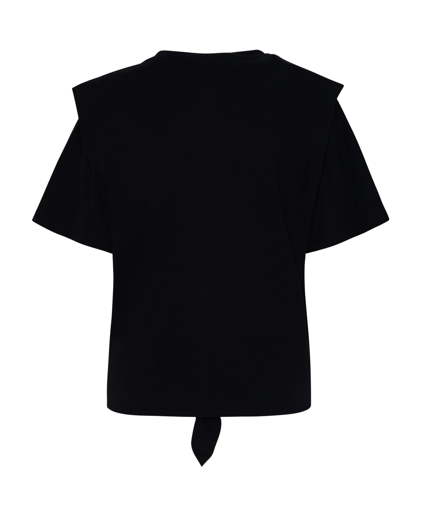 Isabel Marant Zelikia Black Cotton T-shirt - Black