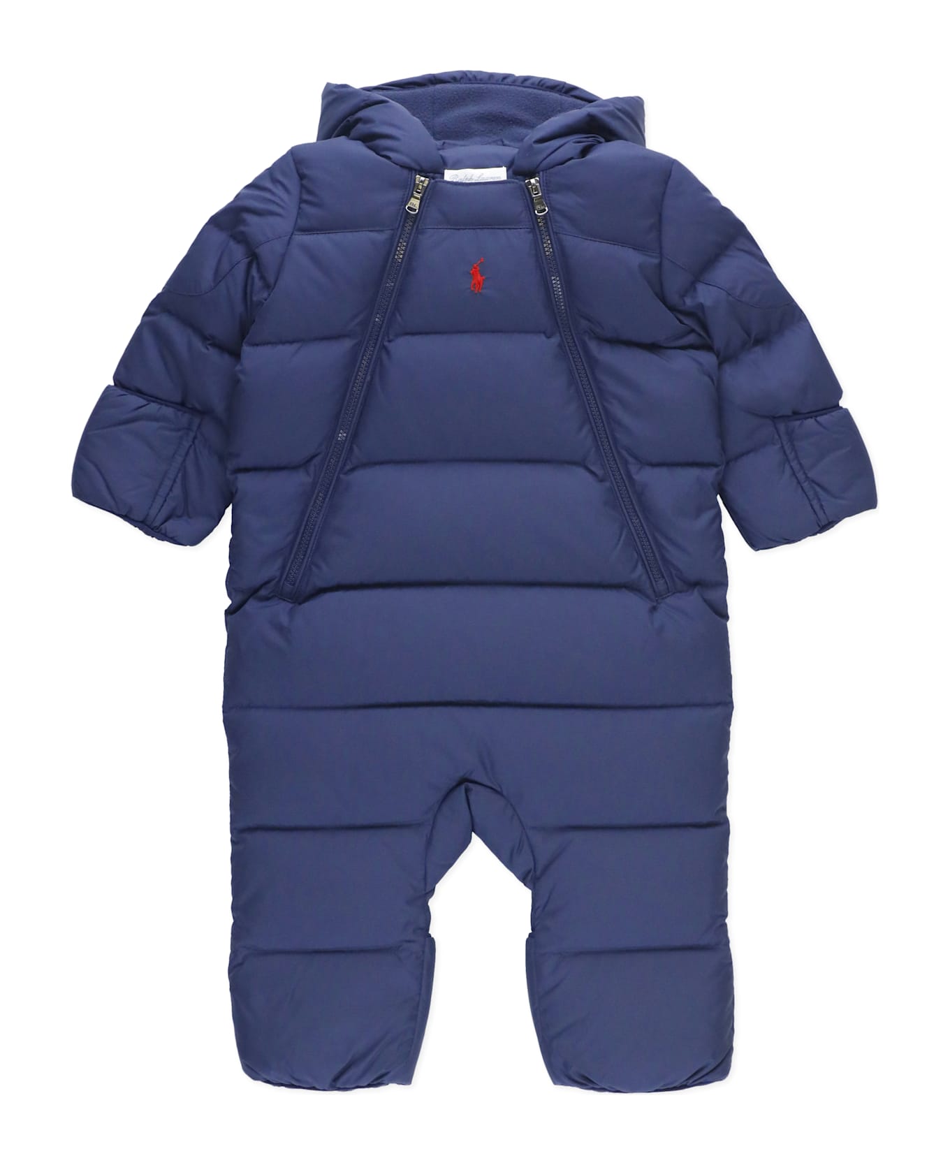 Ralph Lauren Pony Padded Onesie - Blue