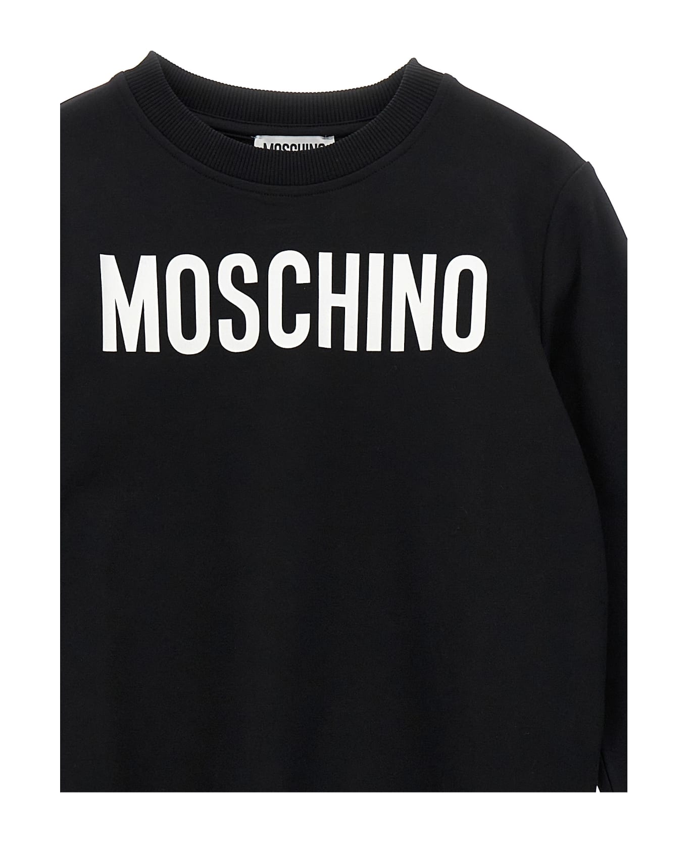 Moschino Logo Print Tracksuit - White/Black