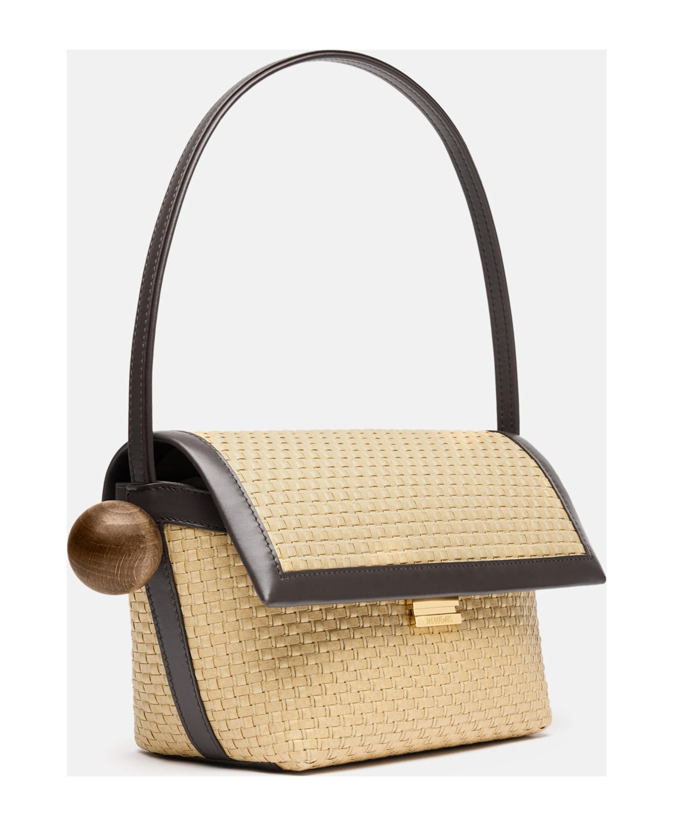 Jacquemus Le Rond Carre Shoulder Bag - Natural