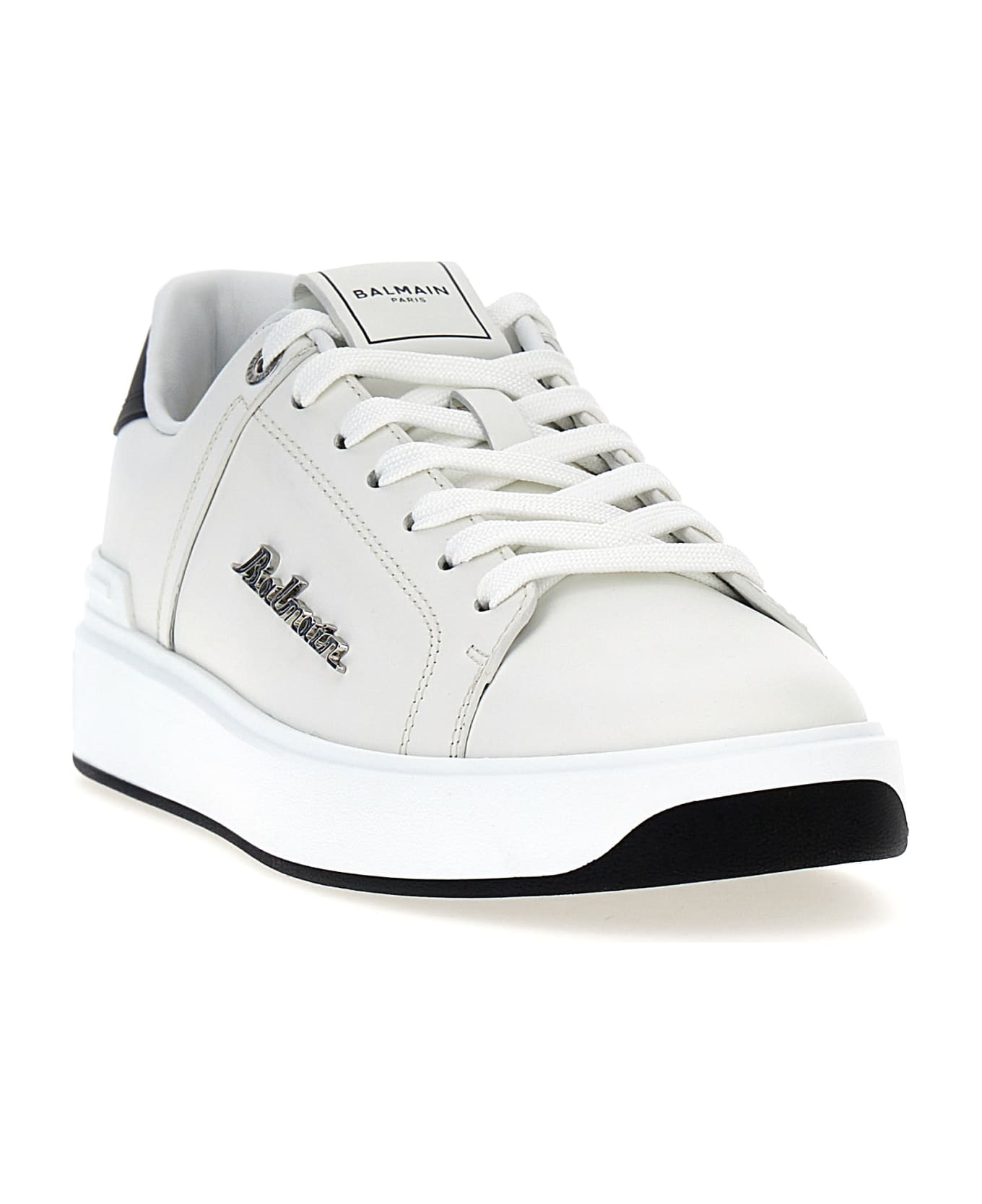 スニーカー BALMAIN FW25 'B-Court' sneakers (FM1VI288LVTR 0PA) B-Court trainers in calfskin - Men | BALMAIN