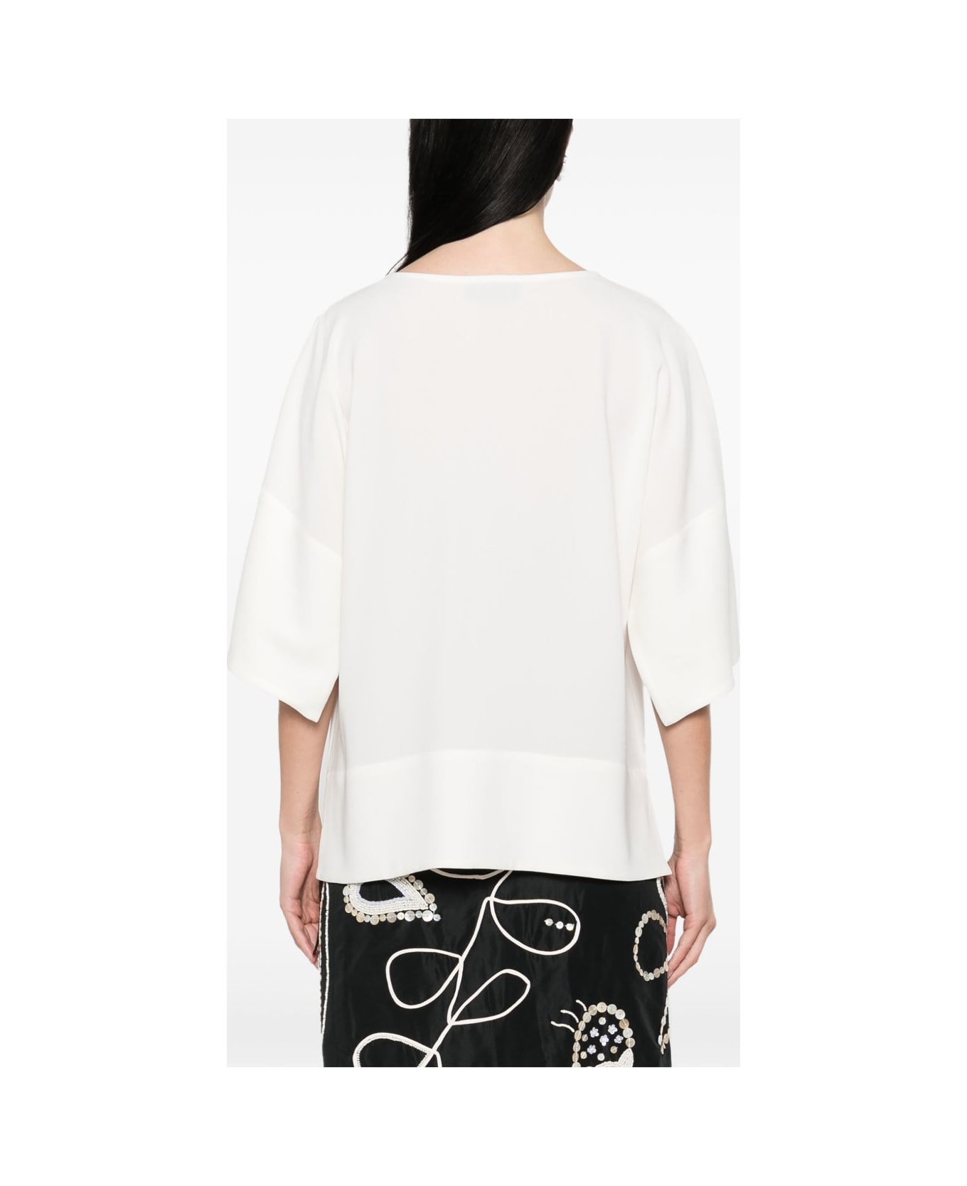 Alberto Biani Cady Blouse - Ivory