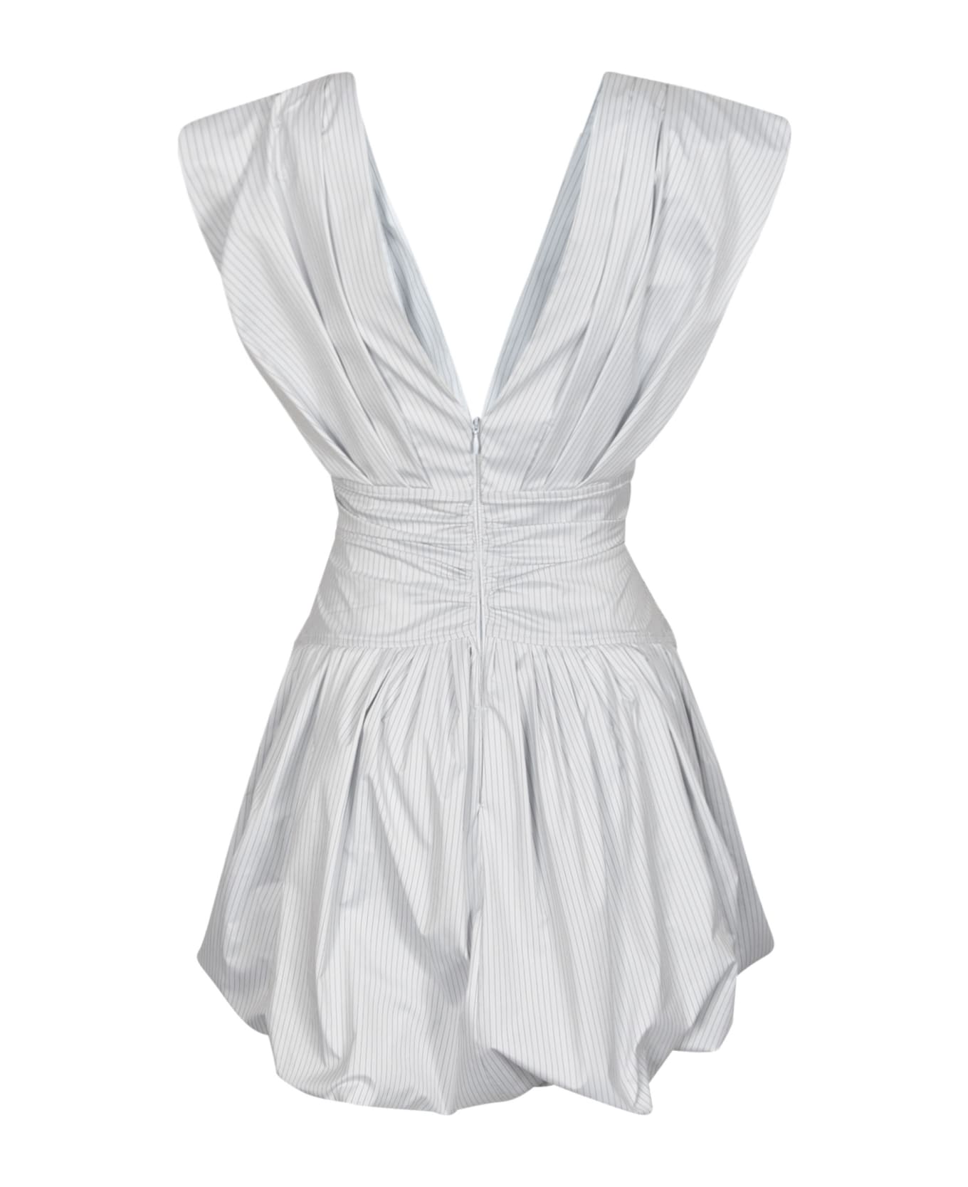 Philosophy di Lorenzo Serafini Wrap High Waist Sleeveless Dress - Azure