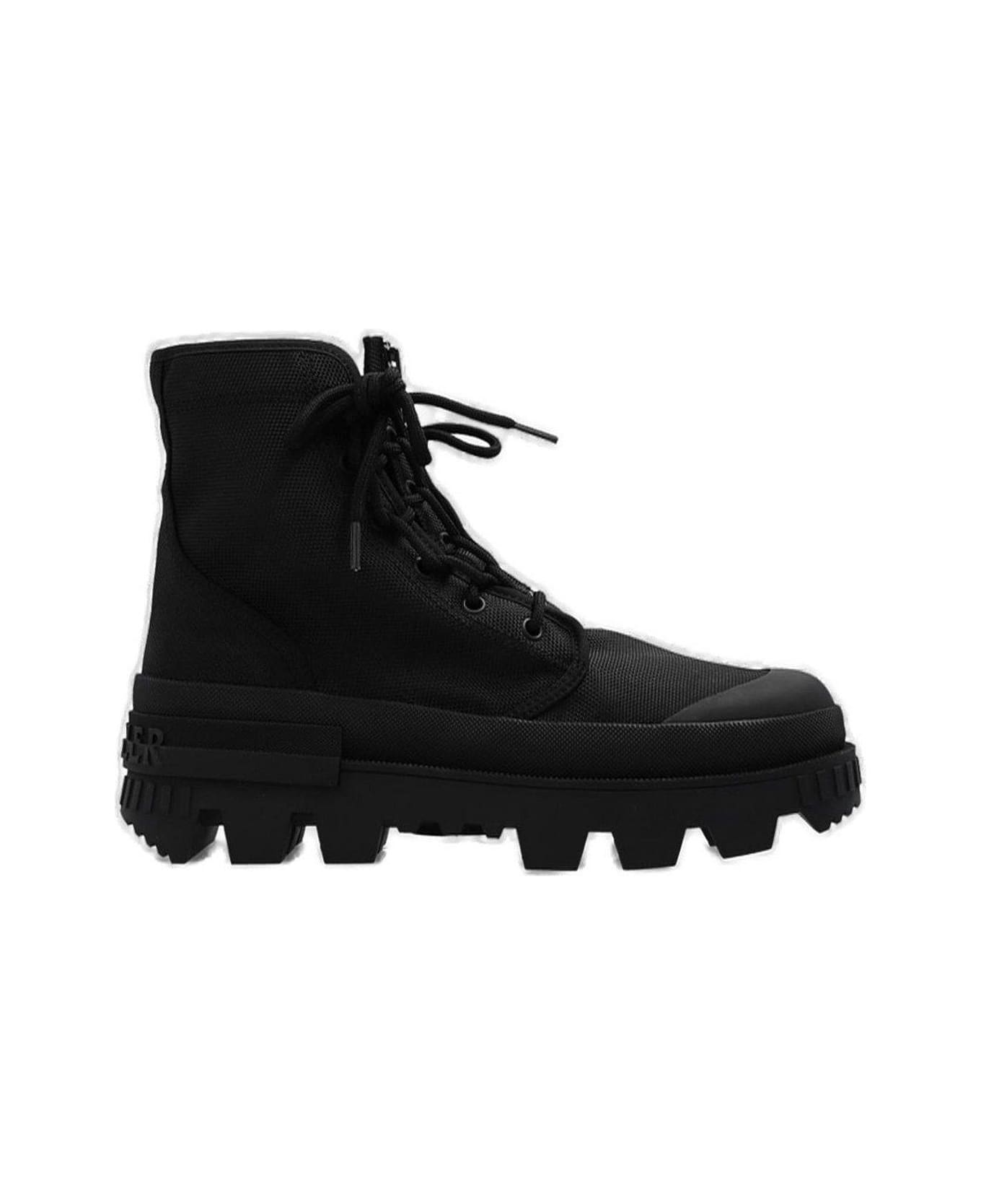 Moncler X Hyke High Top Sneakers - Black