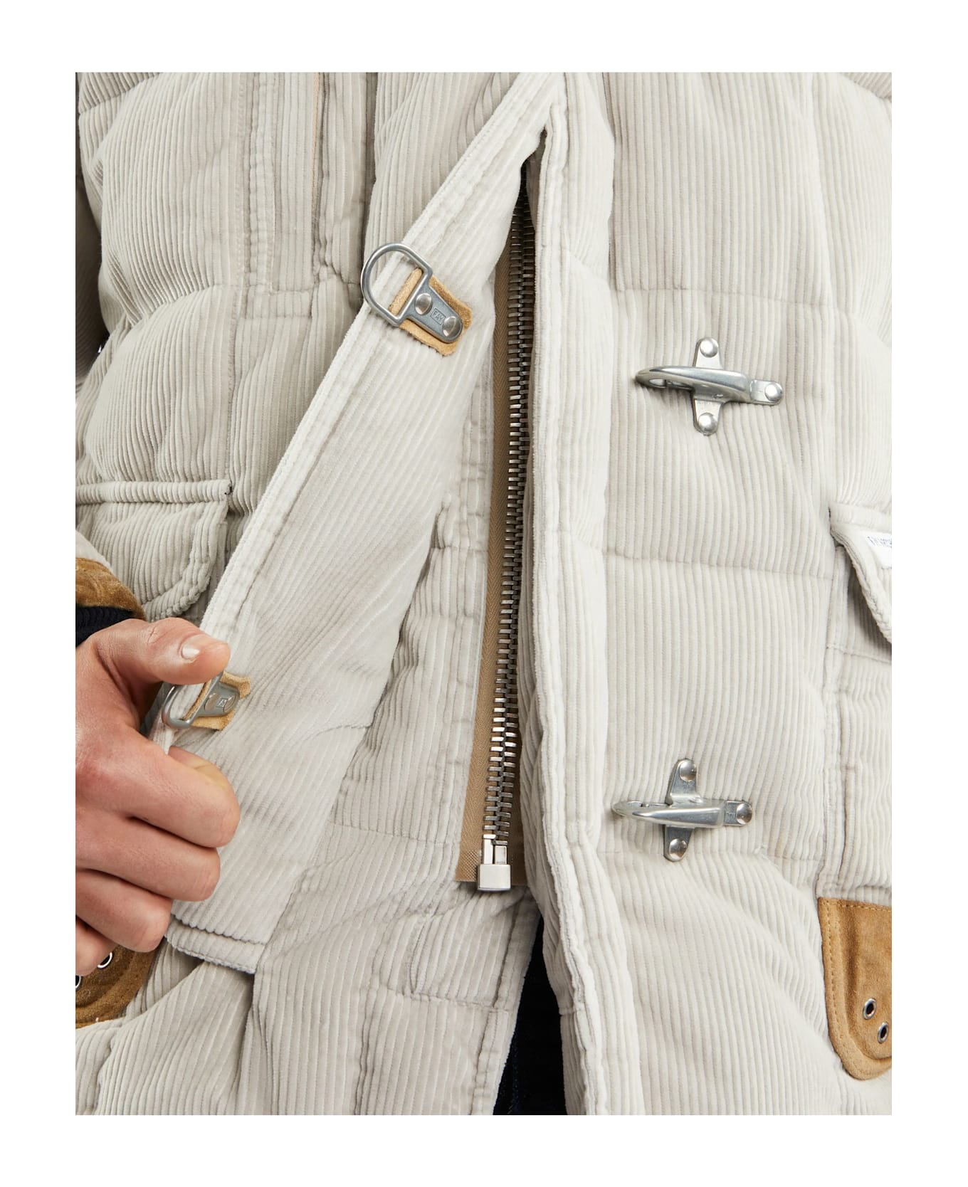 Fay Light Beige Cotton Jacket - Ghiaccio ジャケット