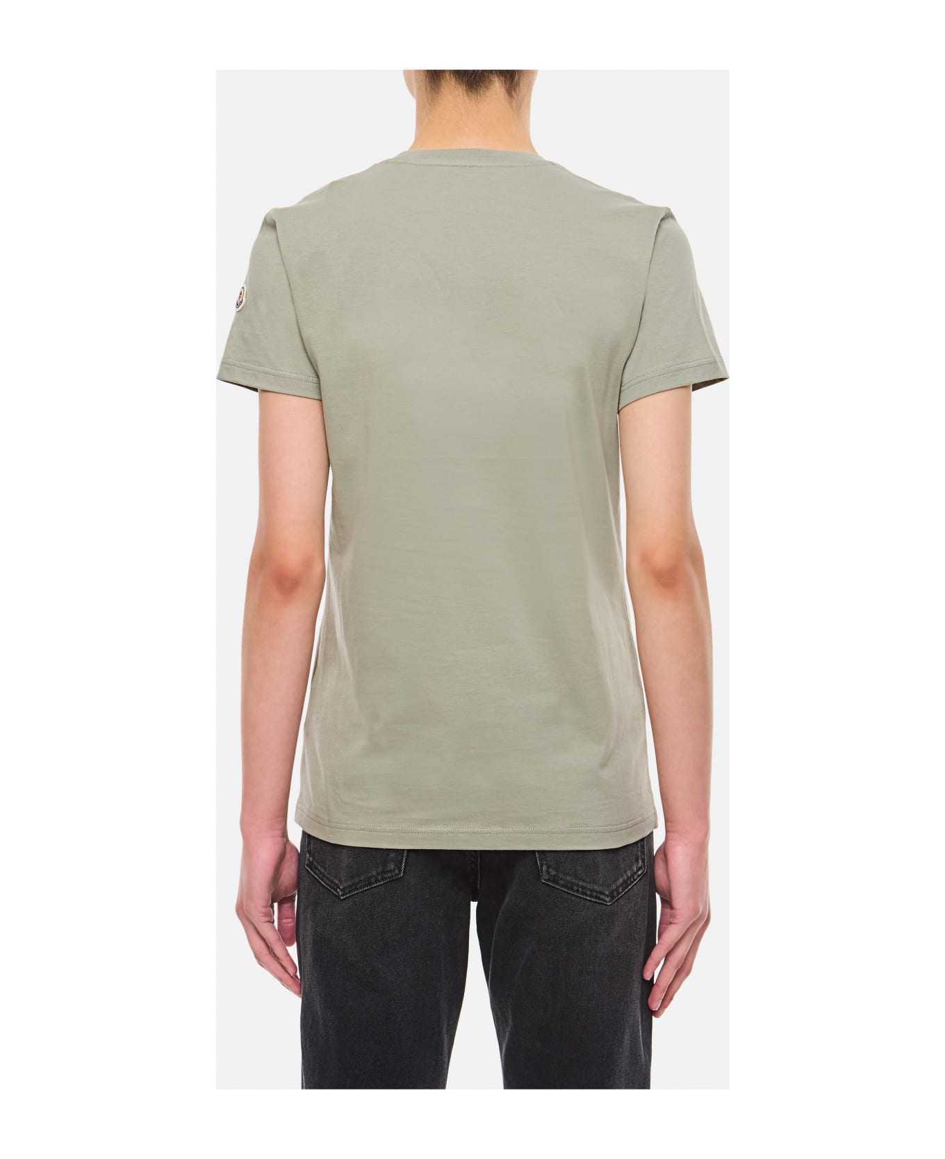 Moncler Ss Cotton T-shirt - Green