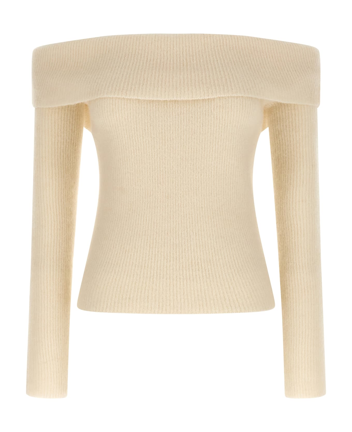 Rick Owens 
ls Cowl
 Sweater - White