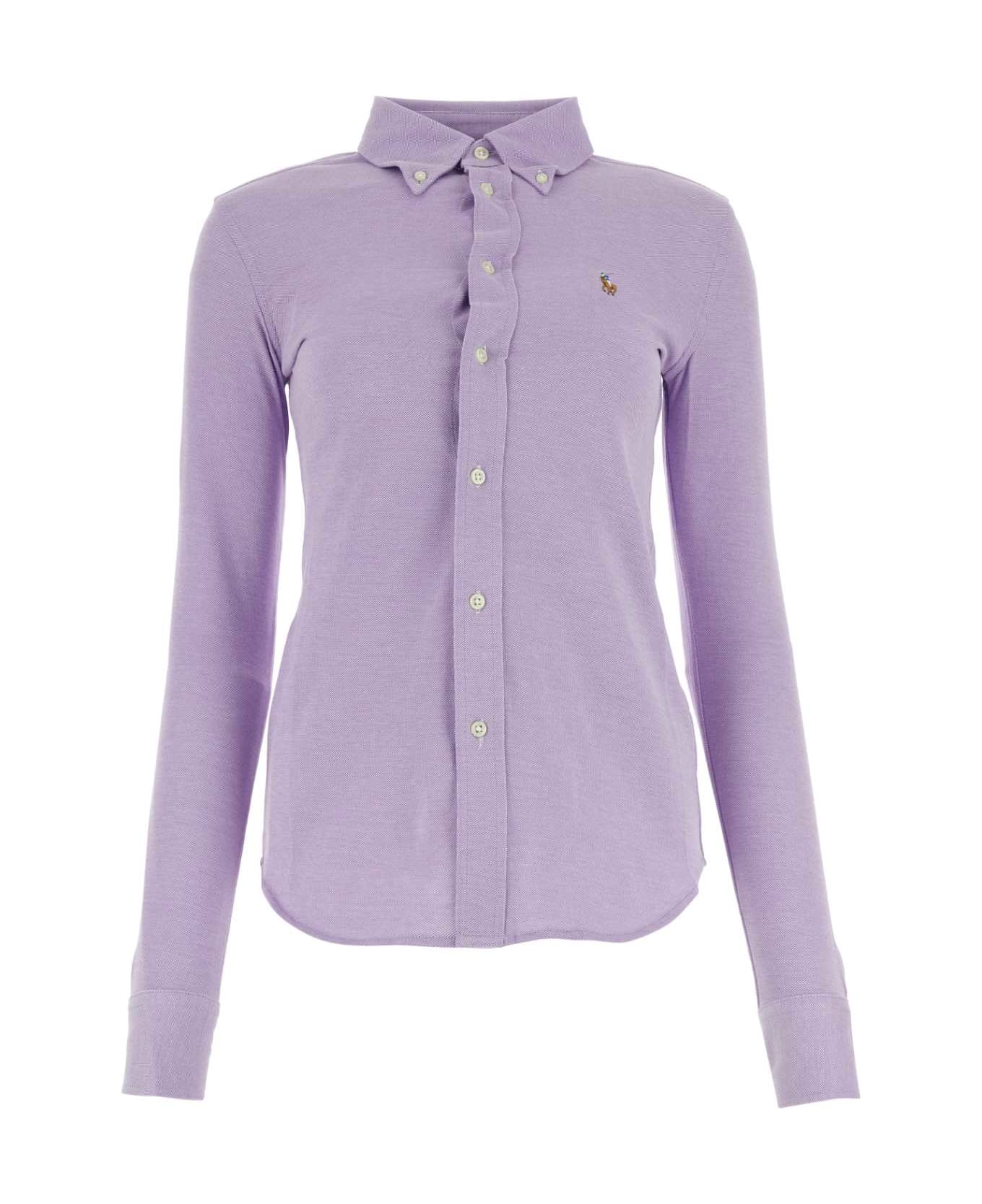Polo Ralph Lauren Lilac Oxford Shirt - HYACINTH