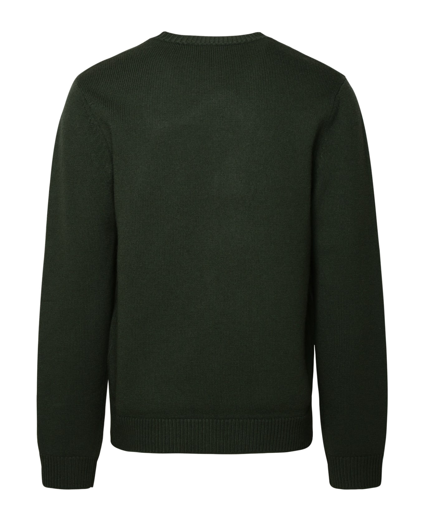 A.P.C. Edward Sweater In Green Wool - Green